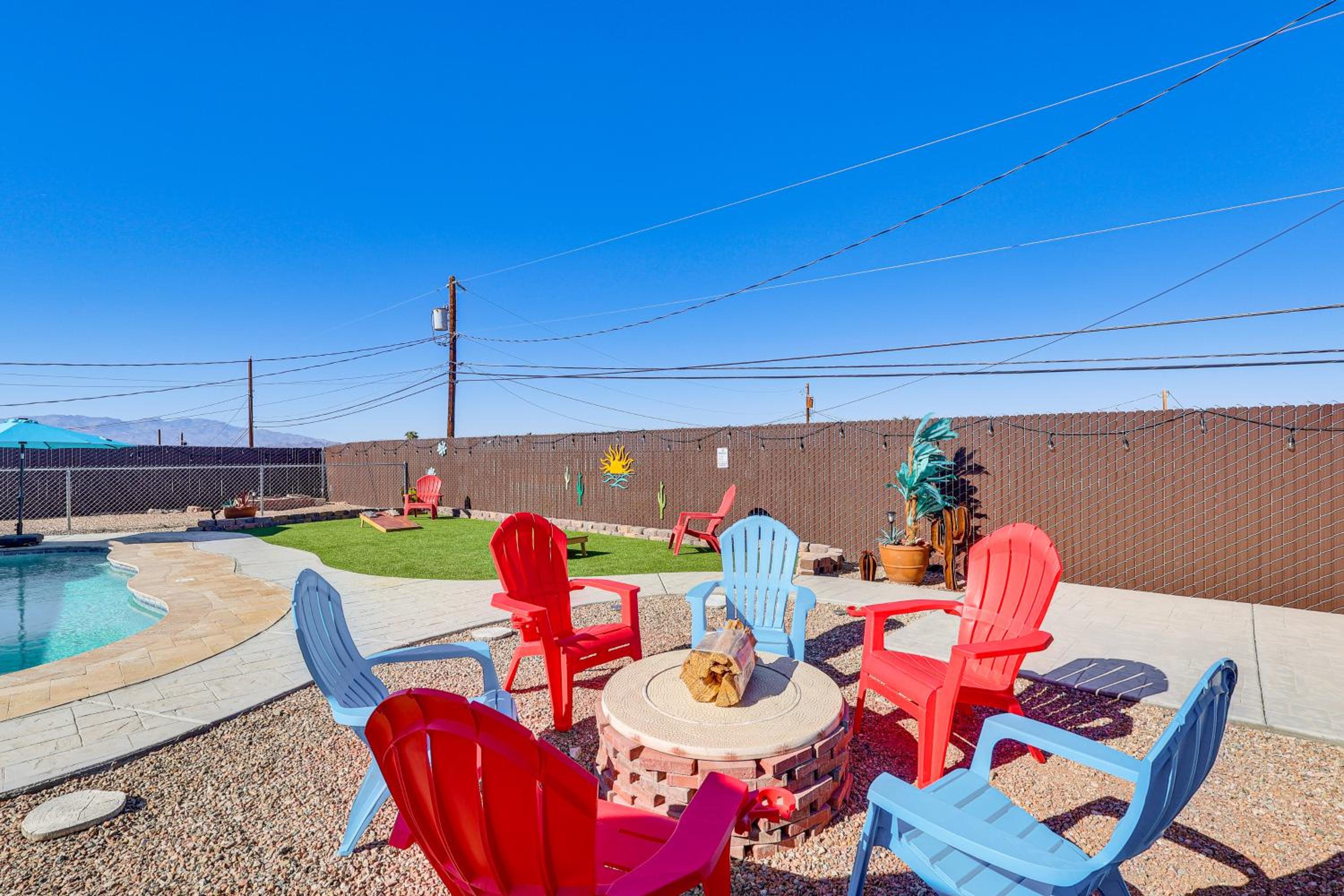 Pool, Games and Views! Lake Havasu City Family Home