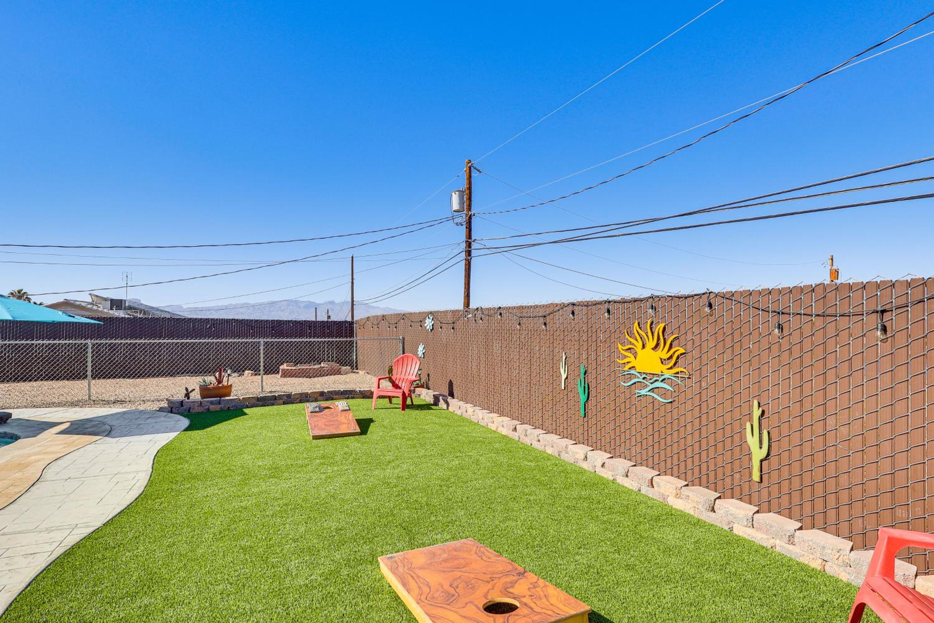 Pool, Games and Views! Lake Havasu City Family Home