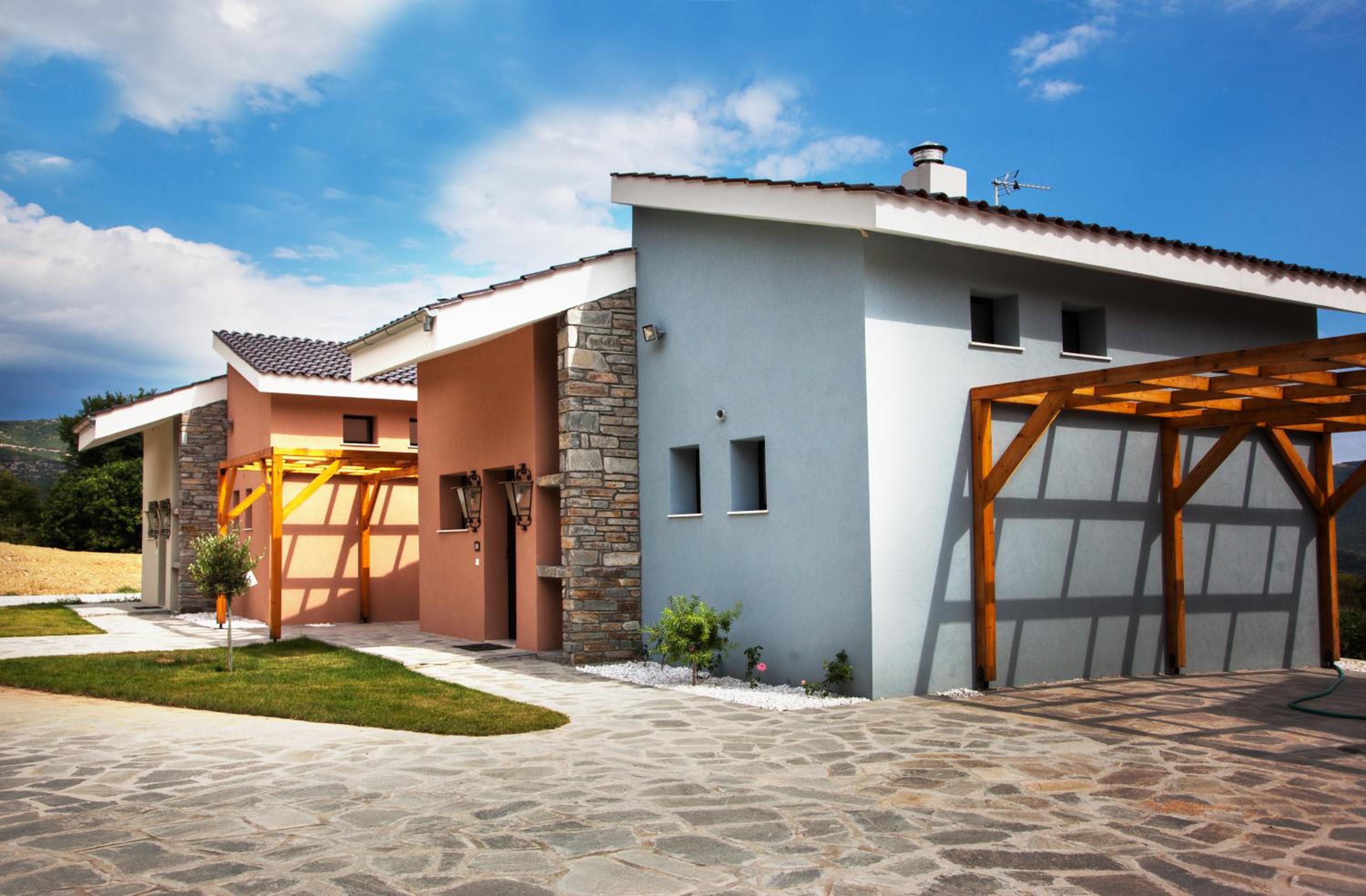 outdoor BBQ area
