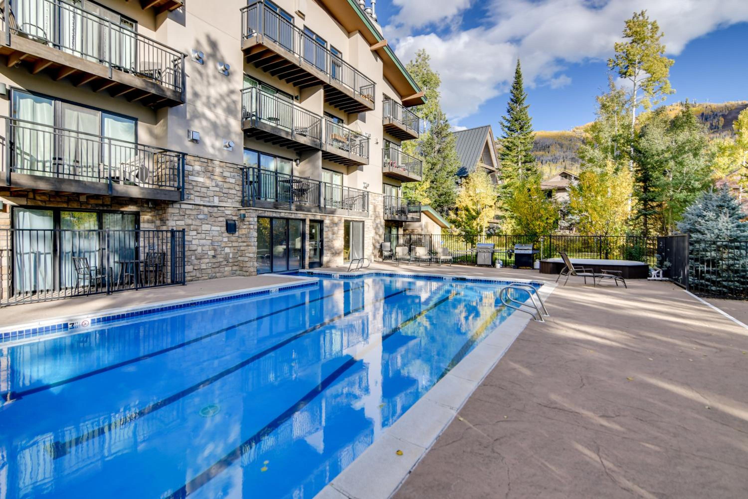 Ski-InandSki-Out Condo with Patio in Steamboat Springs
