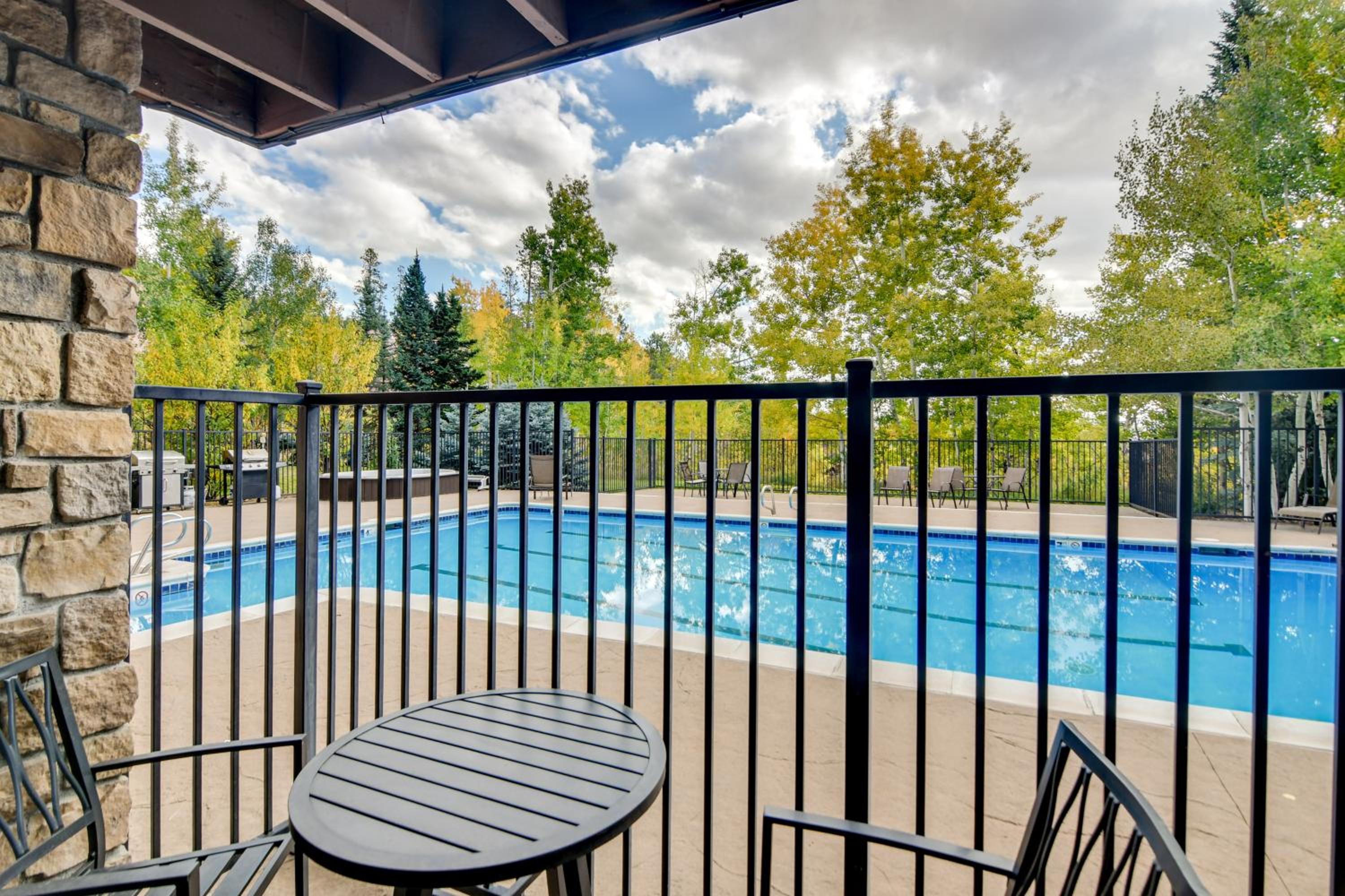 Ski-InandSki-Out Condo with Patio in Steamboat Springs
