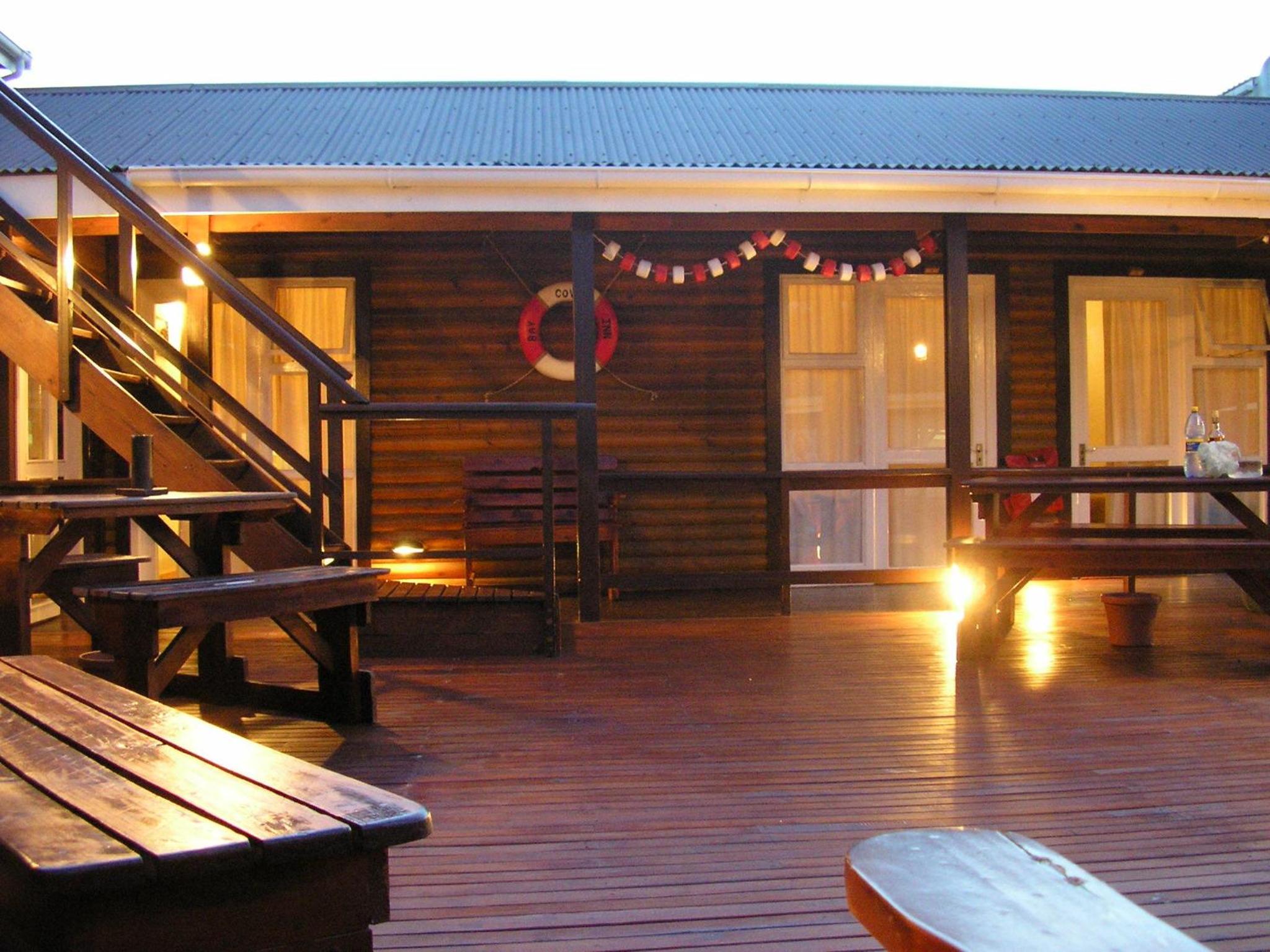 outdoor BBQ area