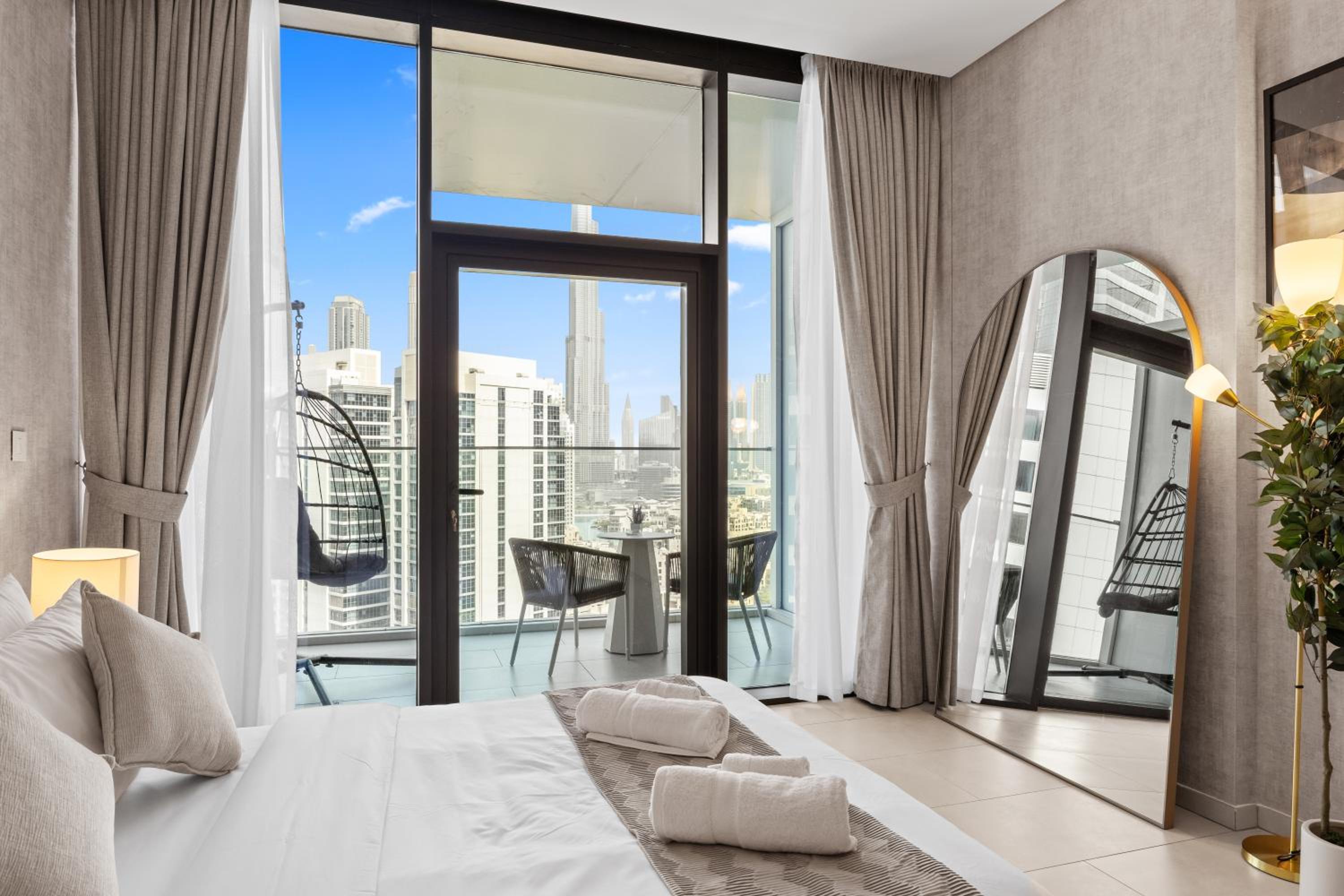 Burj Khalifa View Premium Studio near Dubai Mall