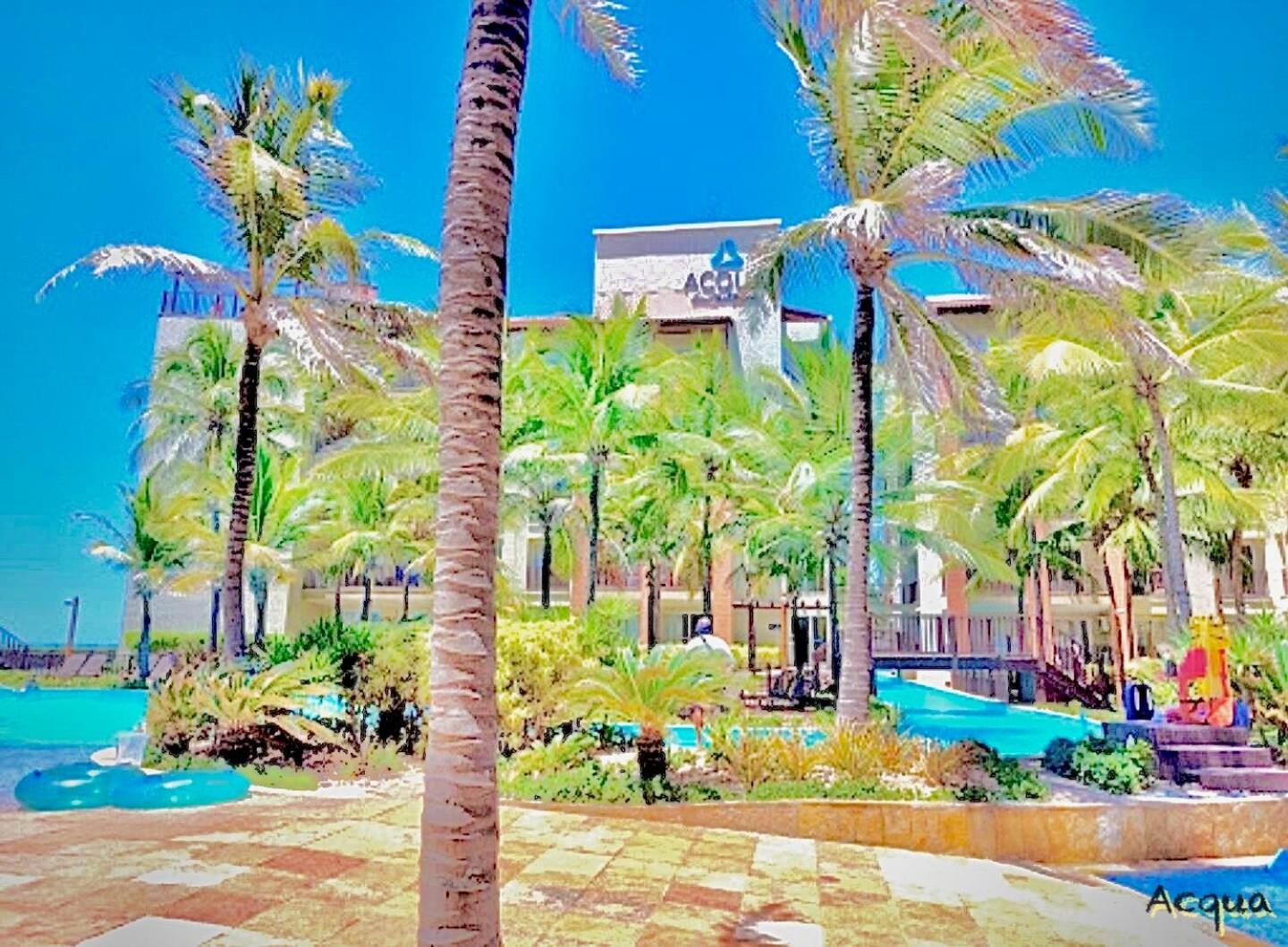 Apartamento Particular à Beira Mar em Resort Beach Park