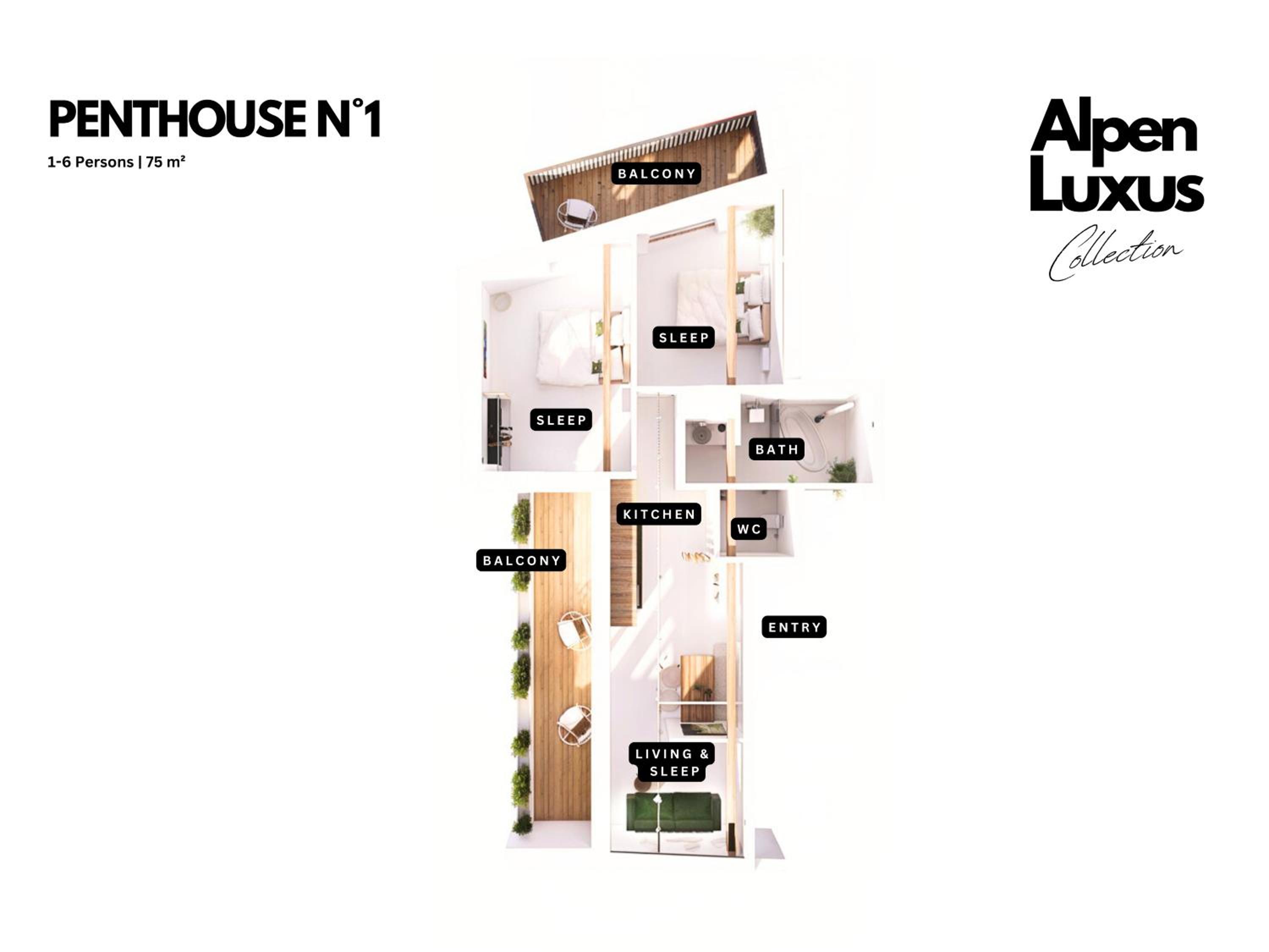 PENTHOUSE N`1 - AlpenLuxus Collection