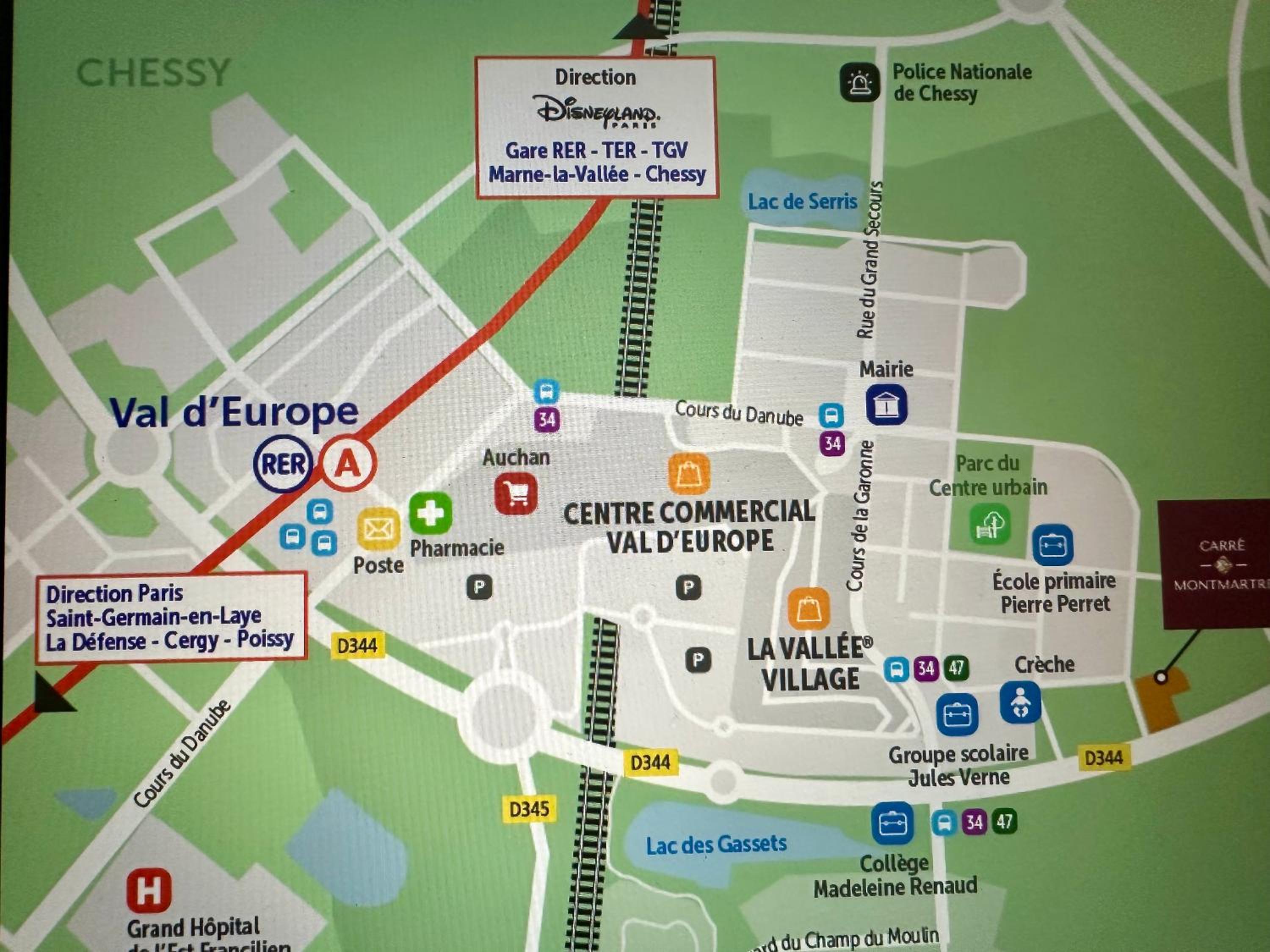 Apt Place de Toscane - 4min Disneyland-PARIS