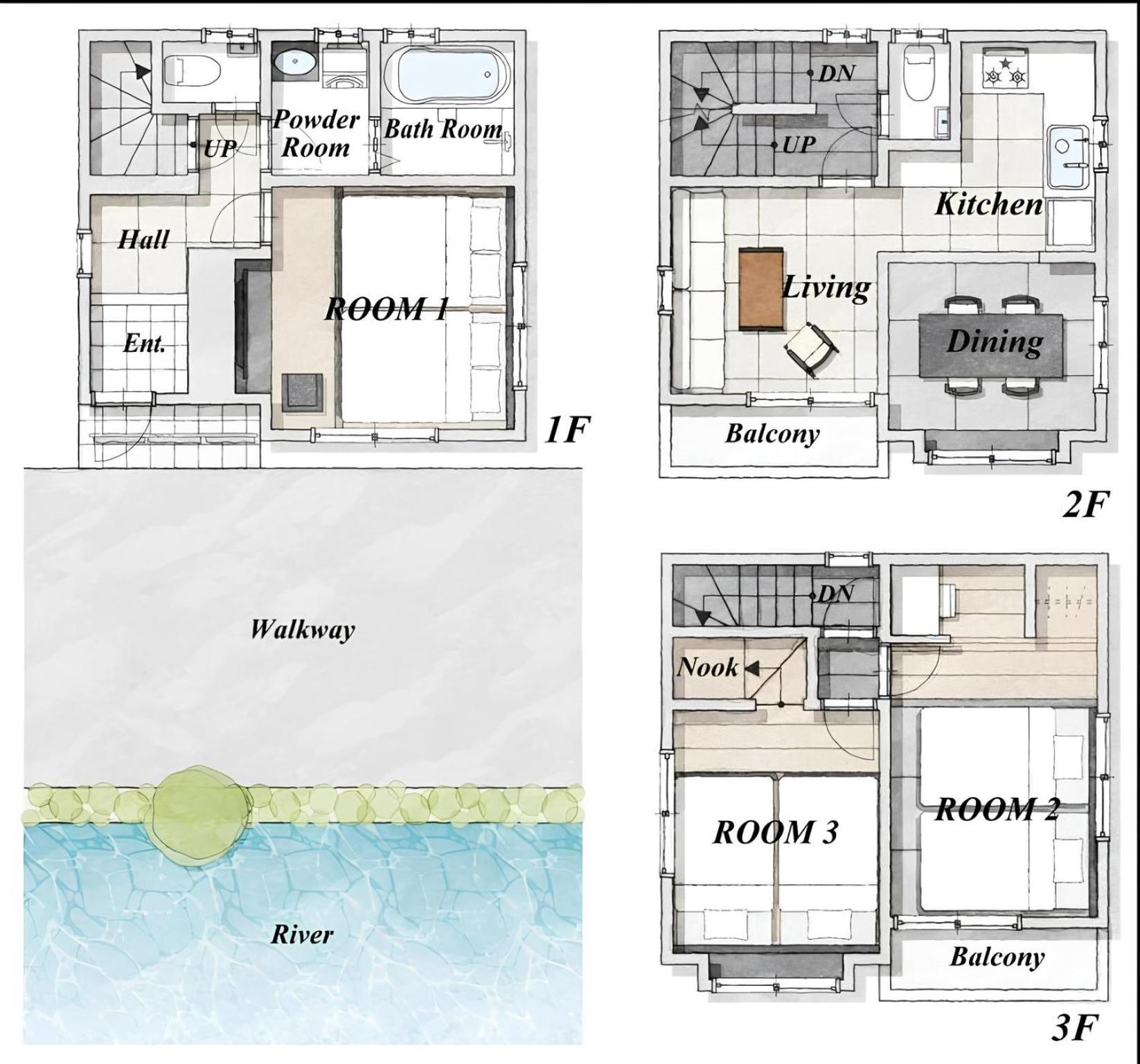 ERA1220 Shinjuku,3bedroom,8people