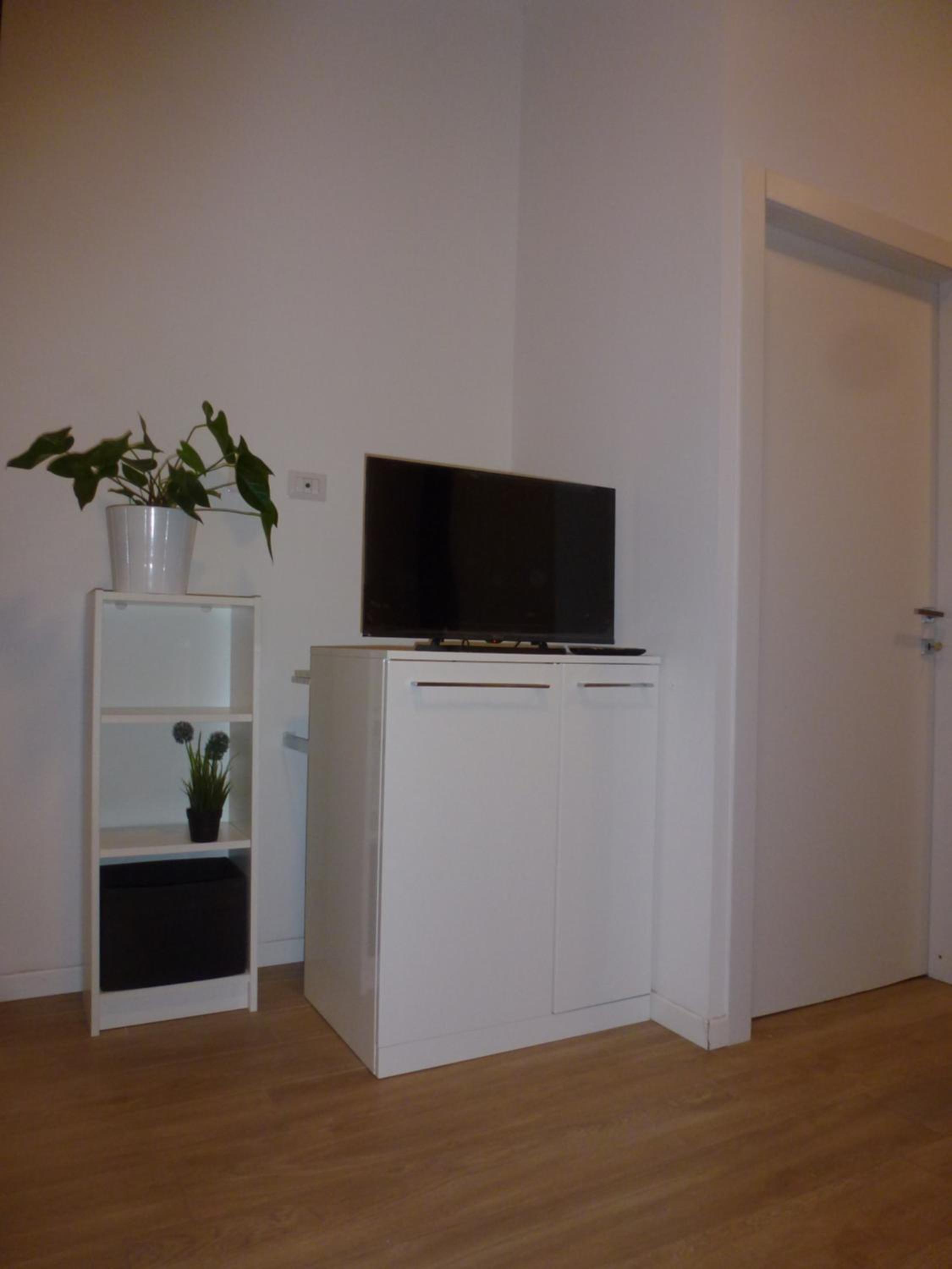 Elegant and modern two-room apartment with equipped kitchen