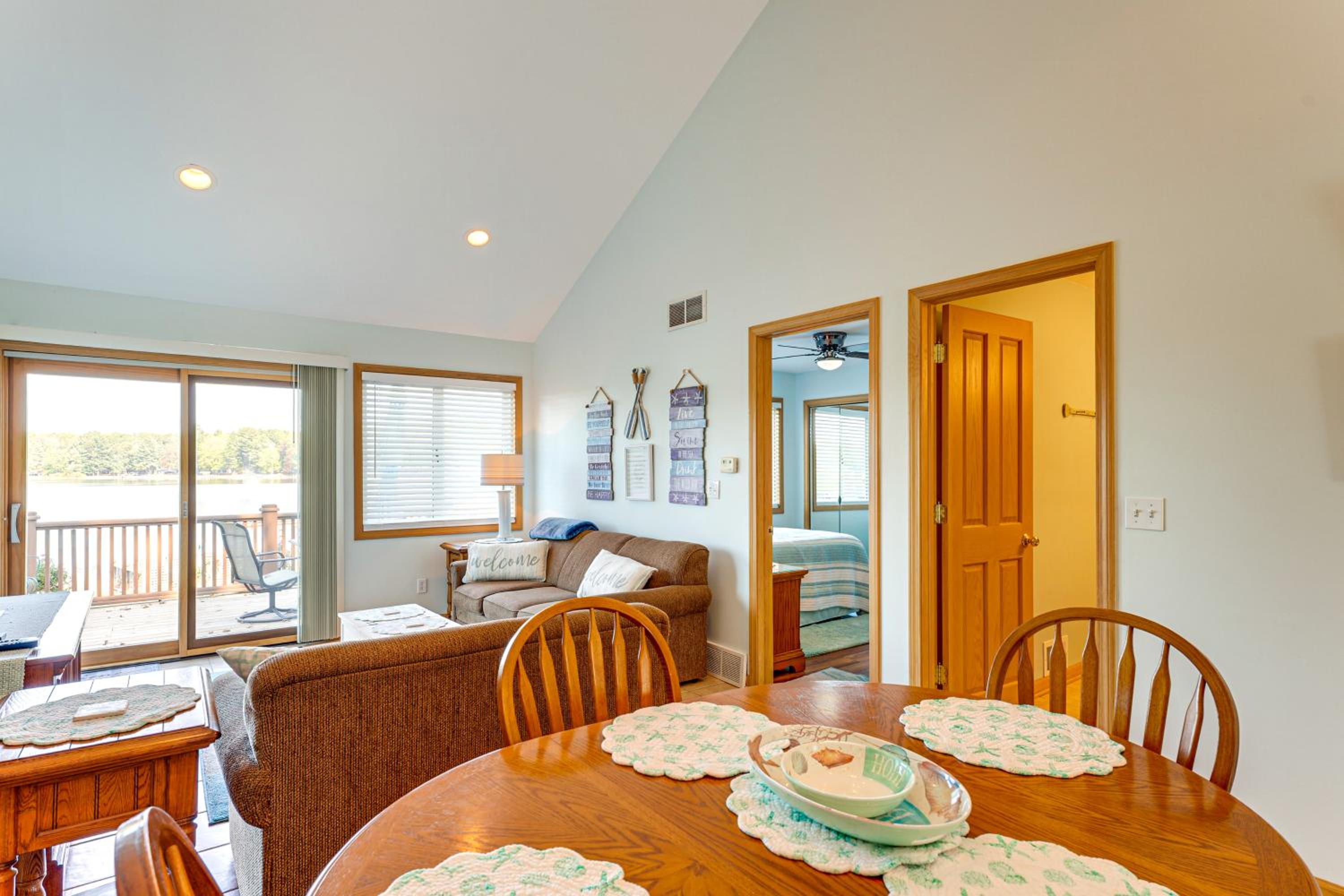 13 Mi to South Haven Lakefront Retreat with Dock!