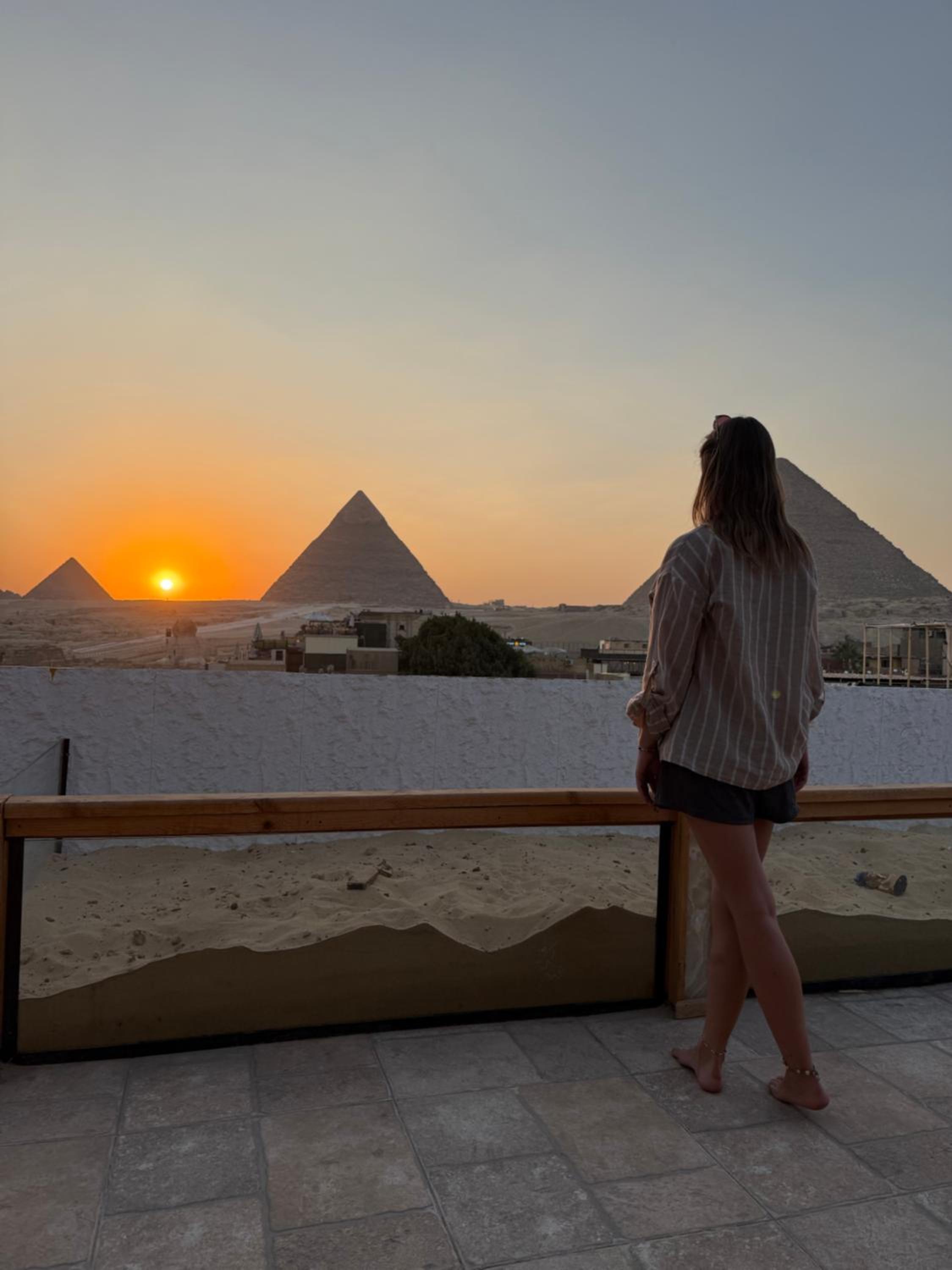 Pyramids Top view inn