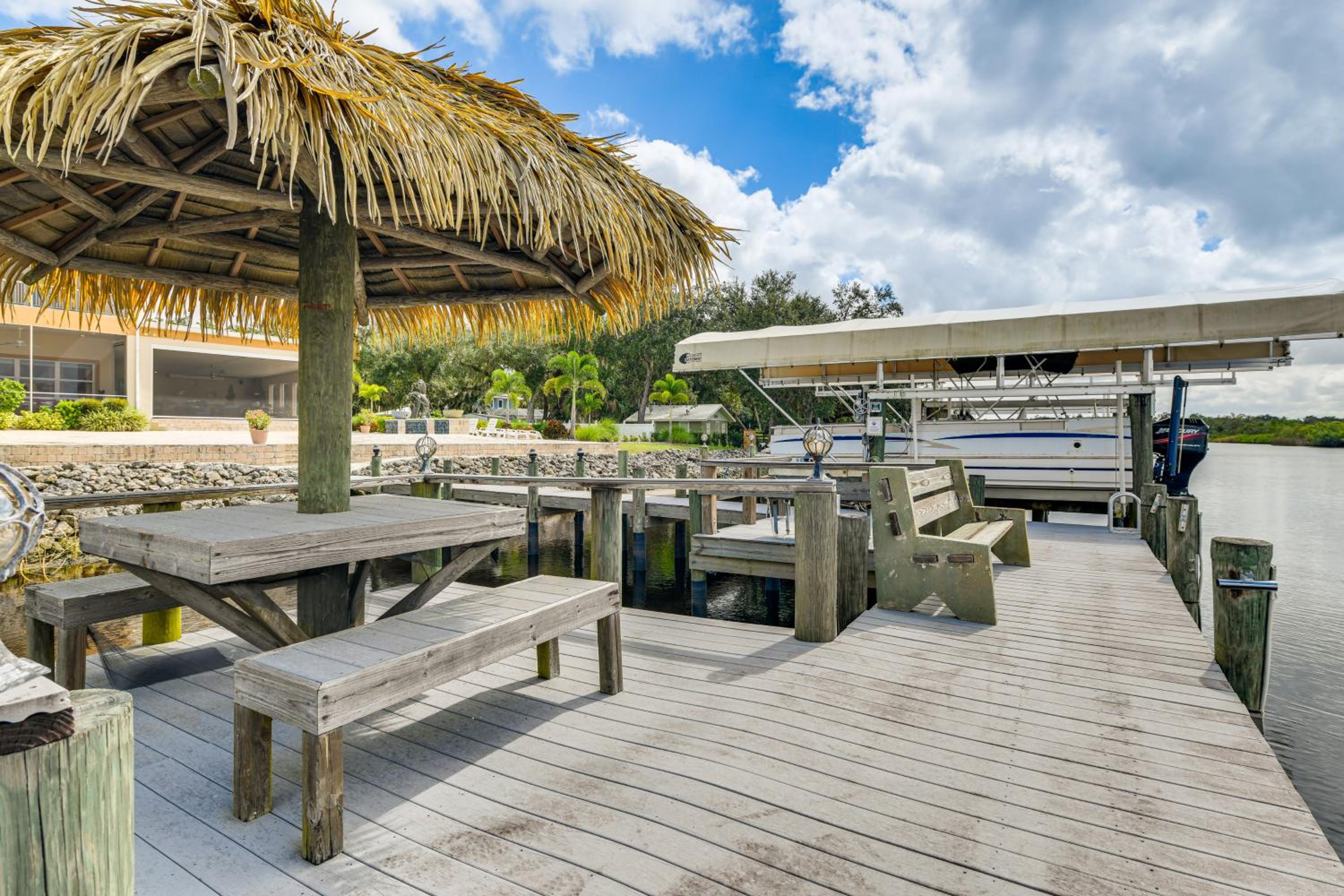 Waterfront Arcadia Home with Dock on Peace River