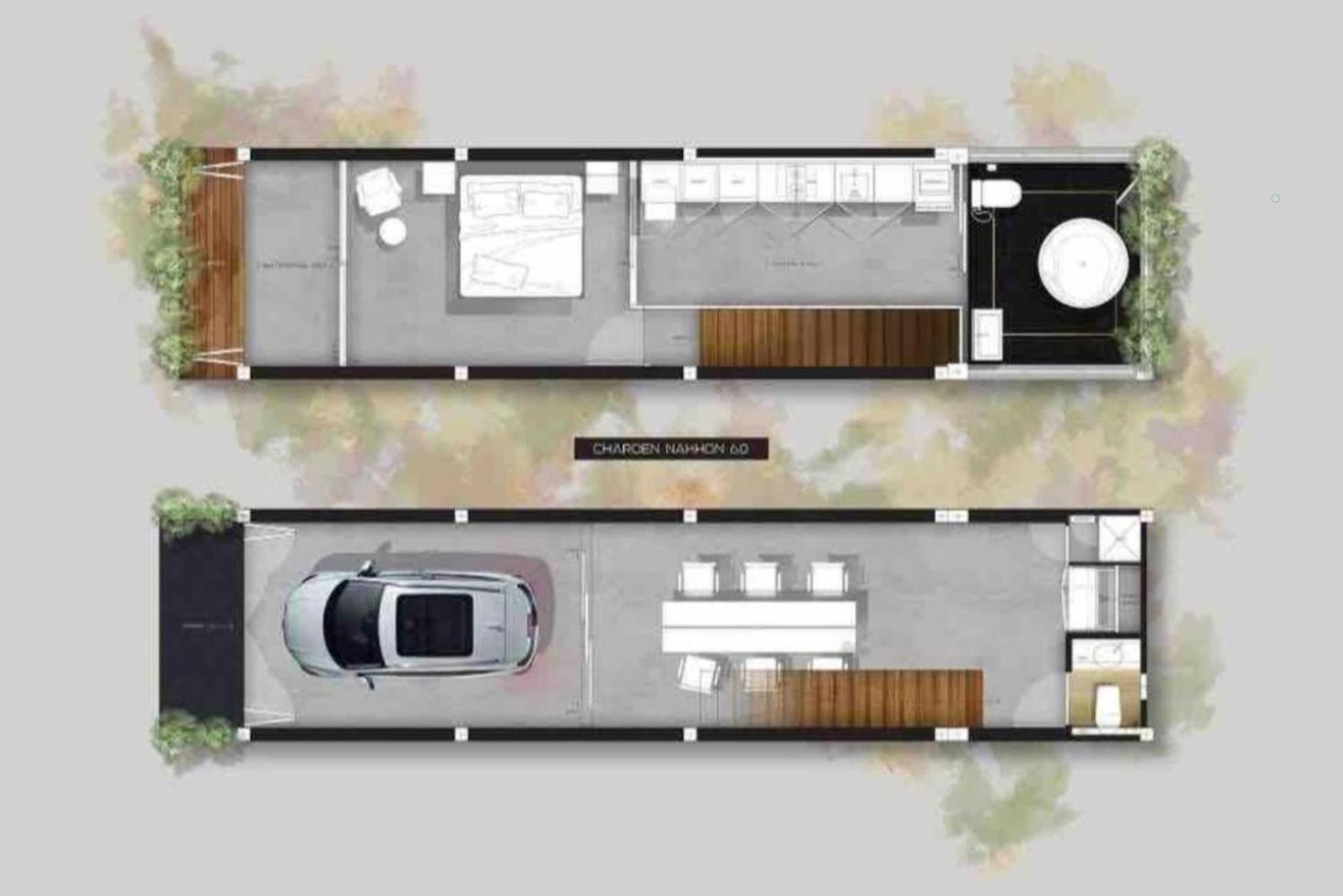 SelfCheckIn TownHome in Charoen Nakhorn 60 near BTS Iconsiam Asiatique and Chaophraya River Maximum 4 Guests