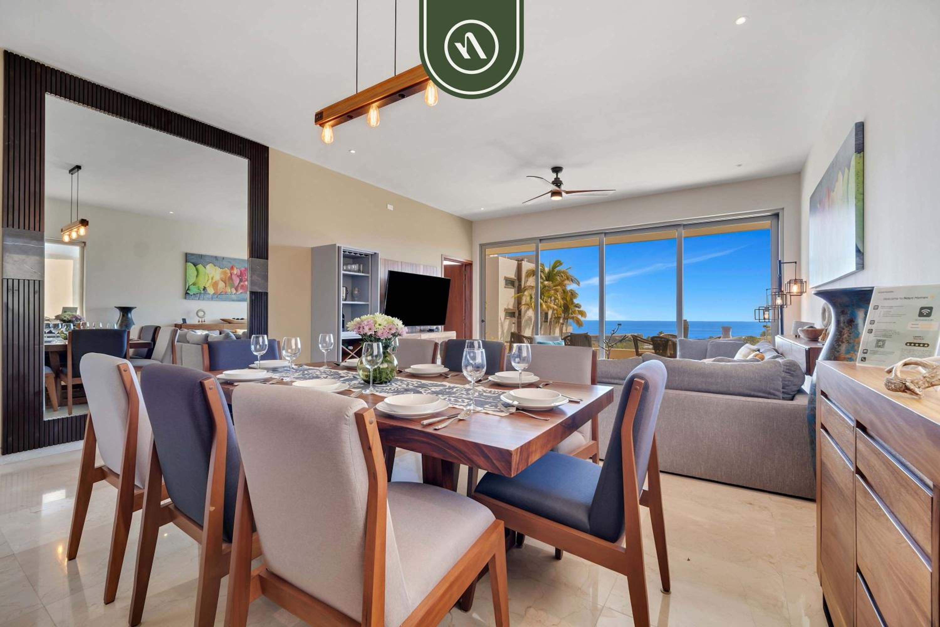 Oceanview 3 BR Condo - Pool - View of the Desert