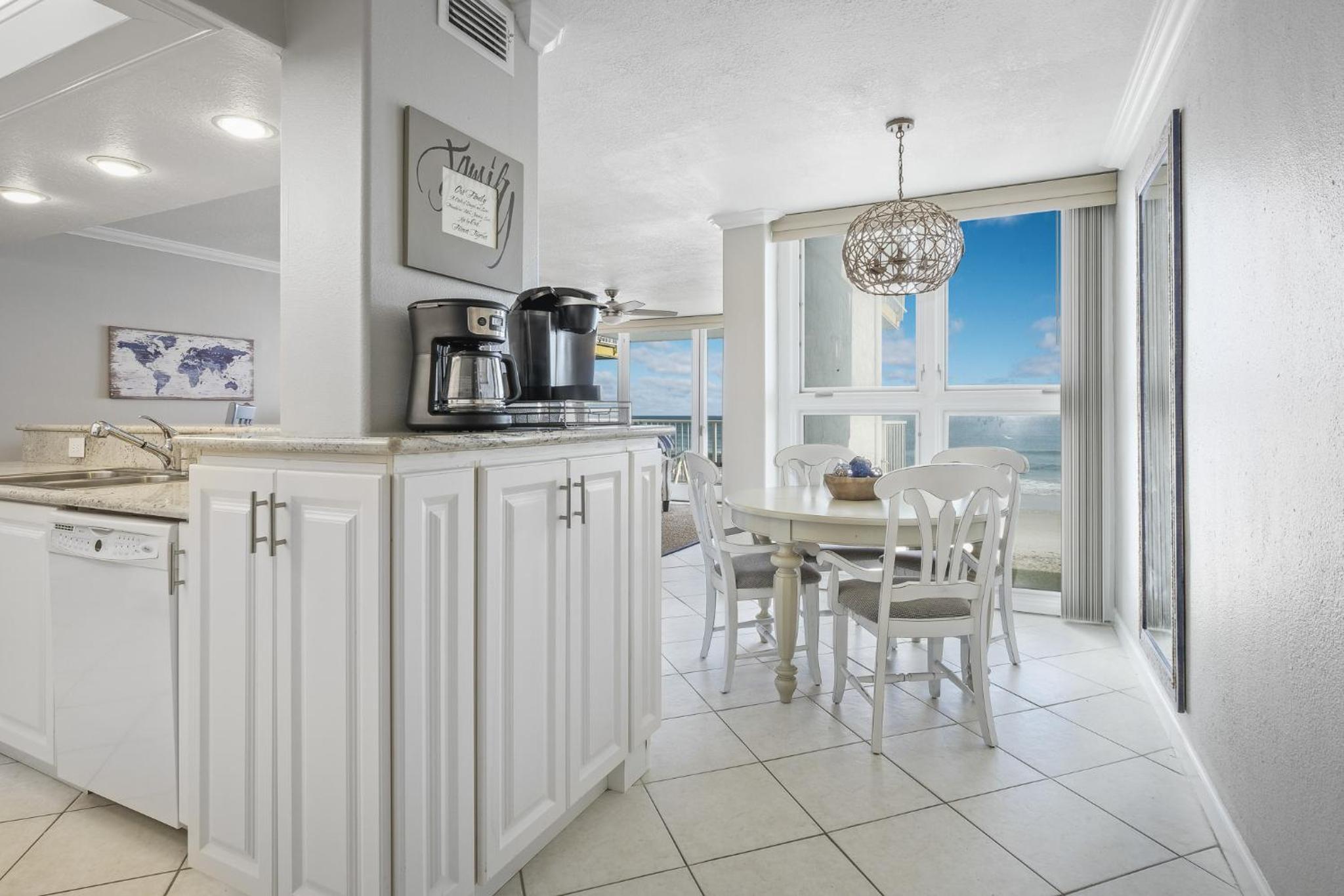 New listing! Direct oceanfront condo with a balcony, heated pool, and tennis court