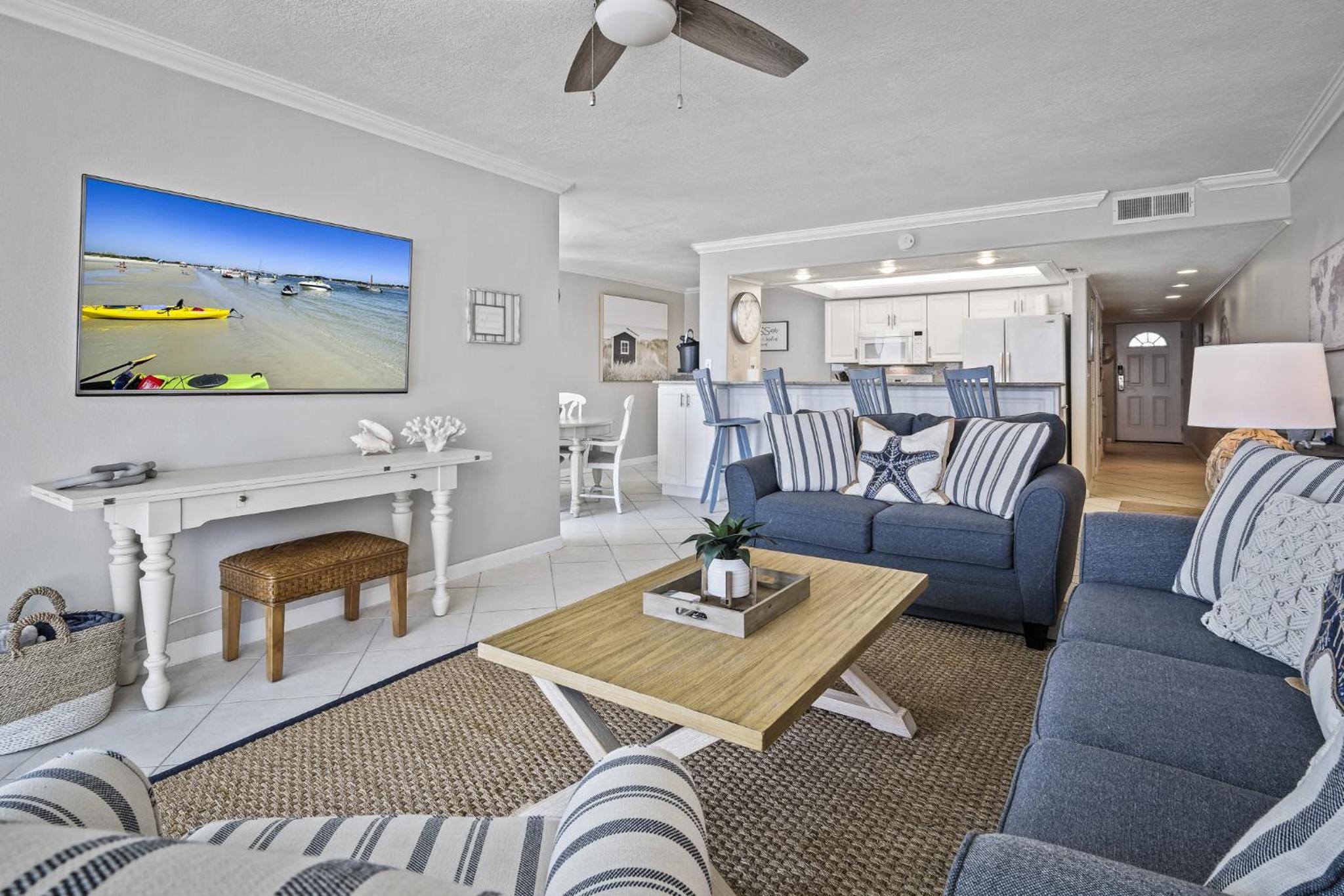 New listing! Direct oceanfront condo with a balcony, heated pool, and tennis court