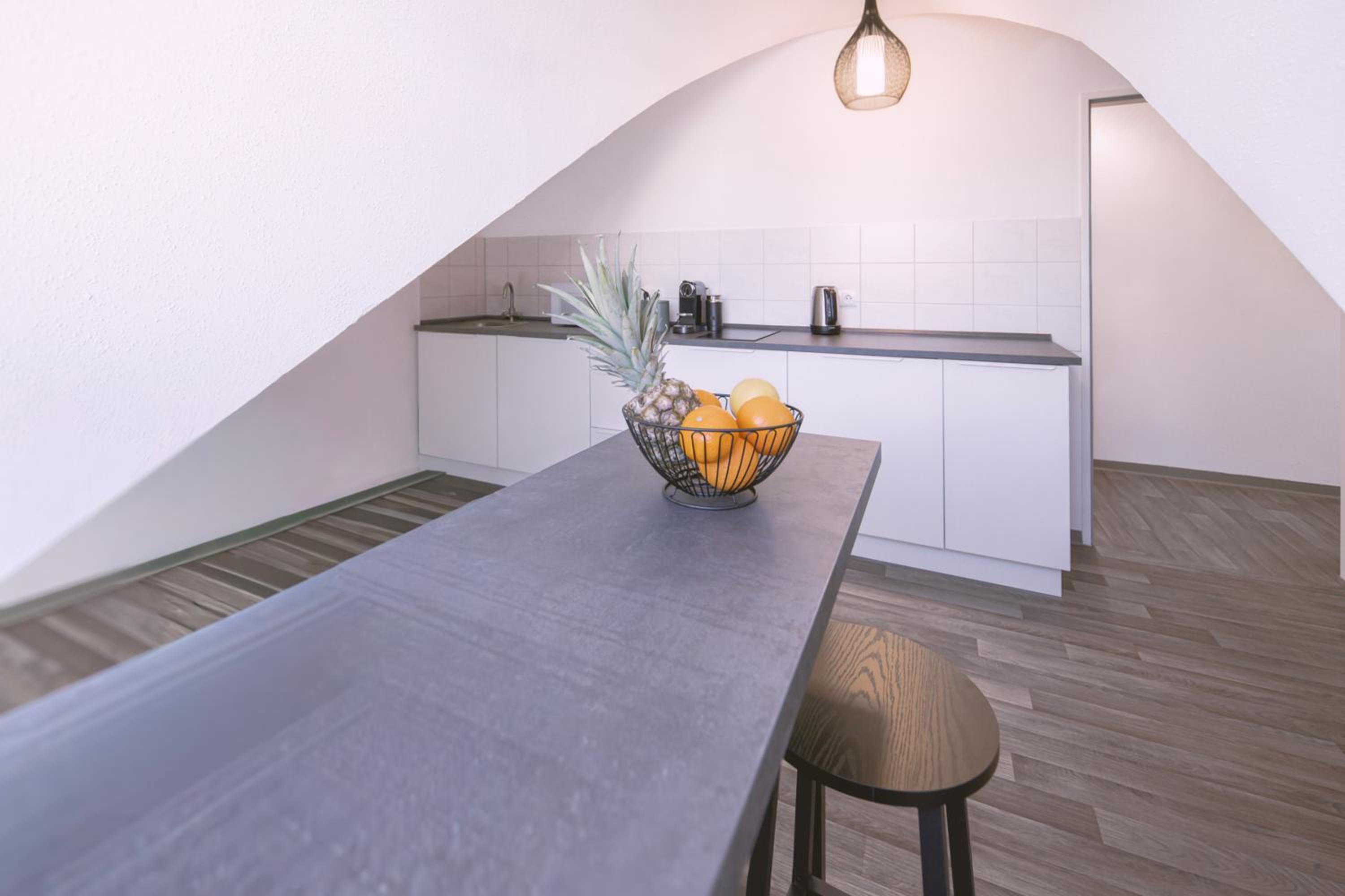 nestup - Zentrales Apartment mit Boxspringbetten, Smart-TV und ausgestatteter Küche