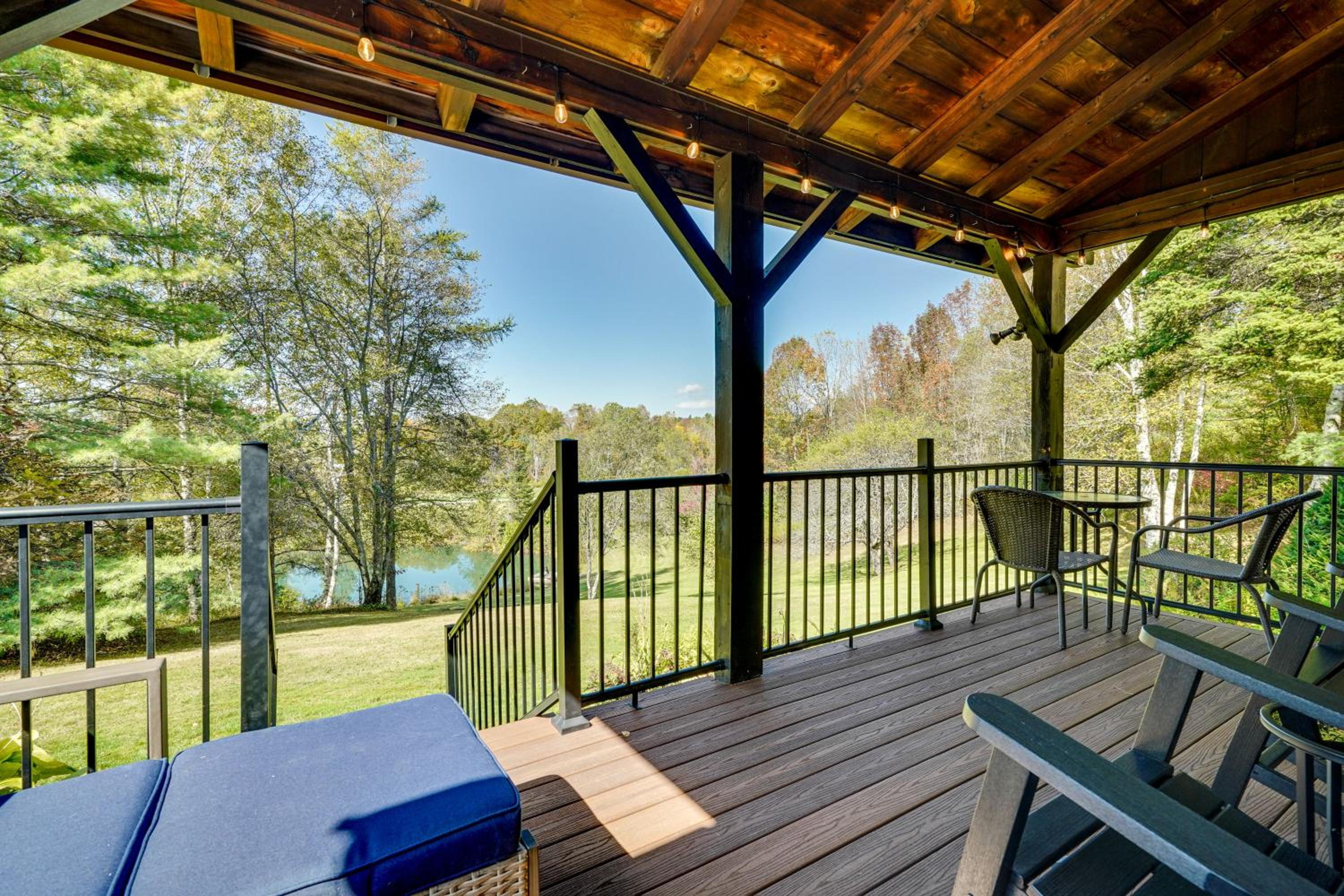 Private Spring-Fed Pond Idyllic Shrewsbury Cabin!