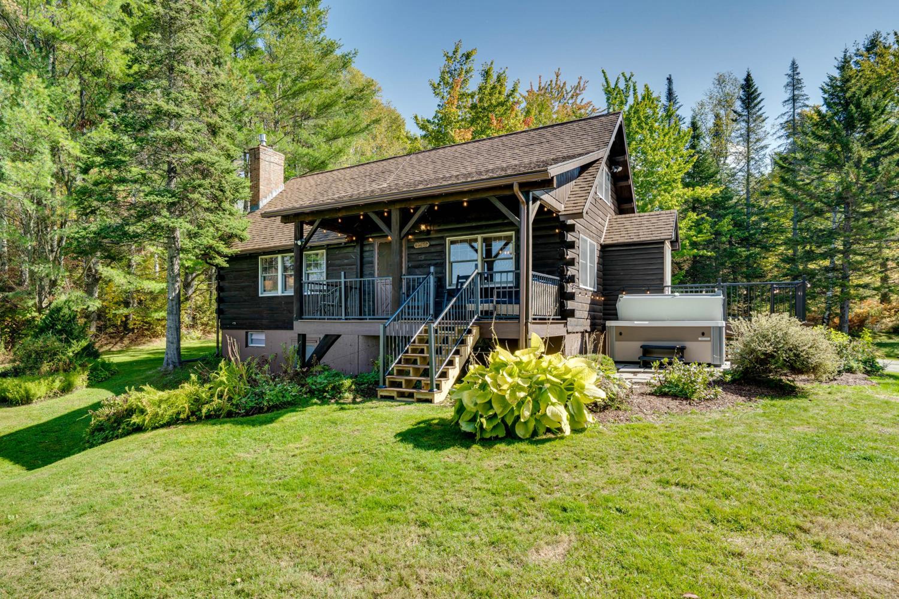 Private Spring-Fed Pond Idyllic Shrewsbury Cabin!