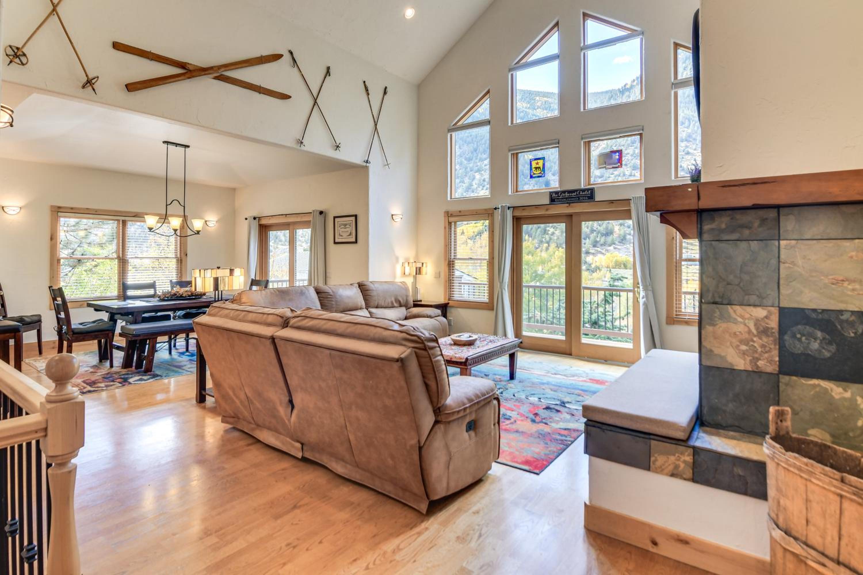 Mtn-View Cabin with Private Hot Tub in Georgetown!