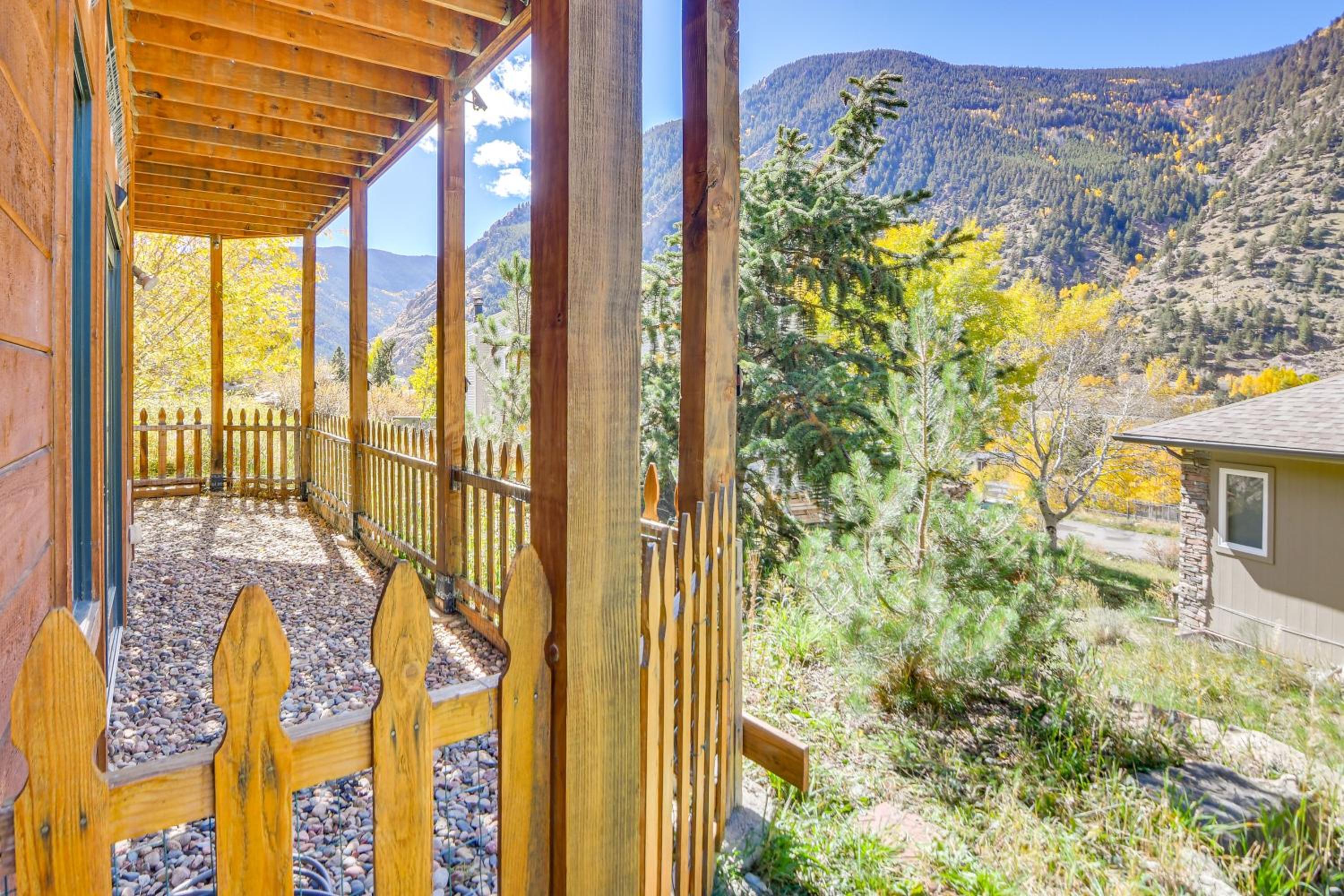 Mtn-View Cabin with Private Hot Tub in Georgetown!