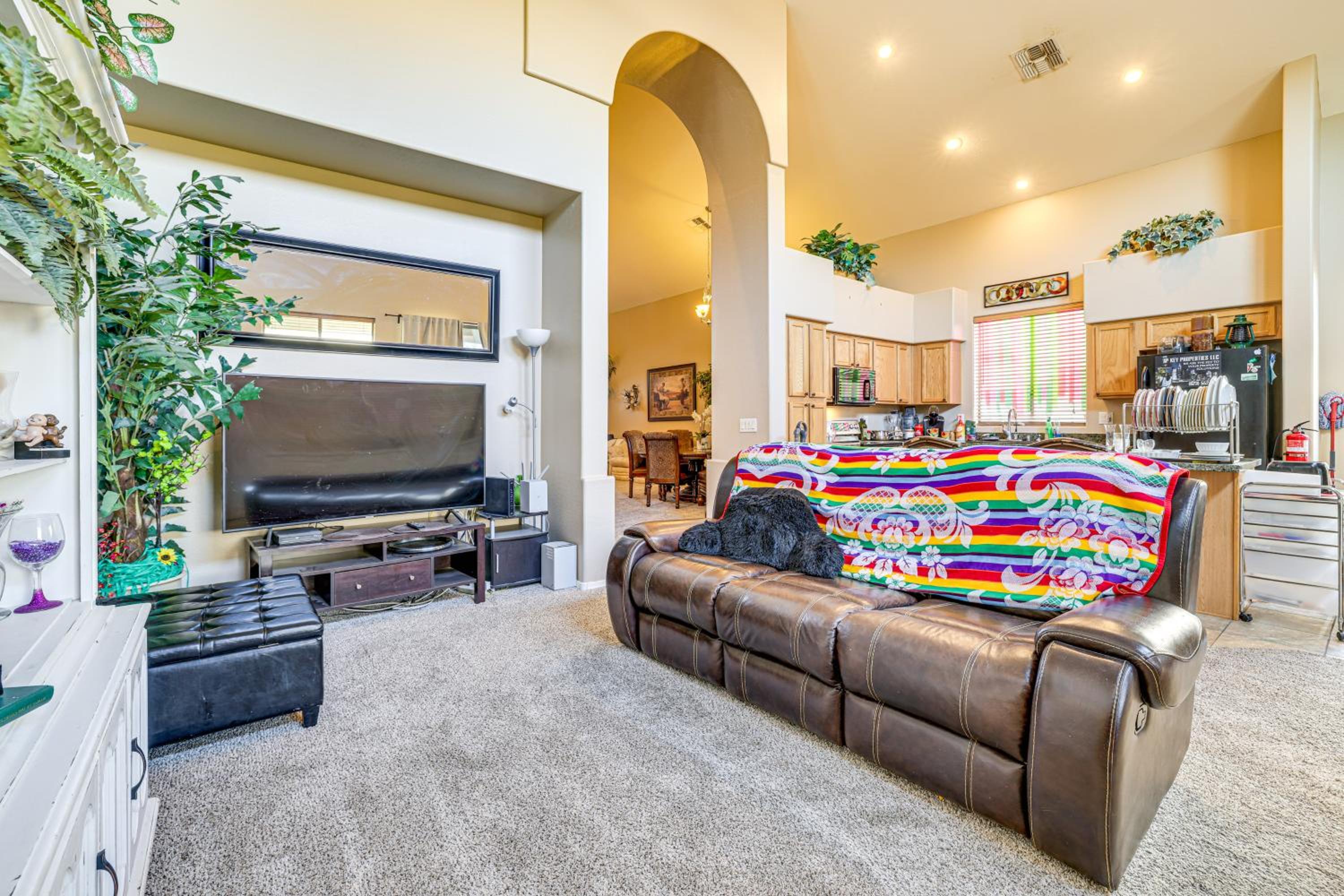 Near Golf Courses and Casinos Maricopa Home with Yard