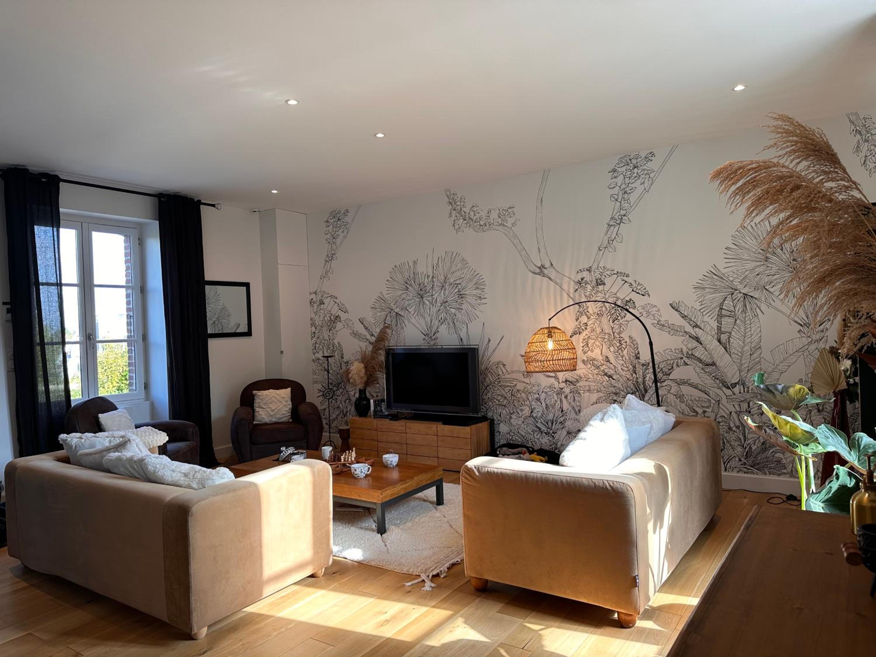 Les Libellules Appartement avec baignoire spa à Dinan Lanvallay