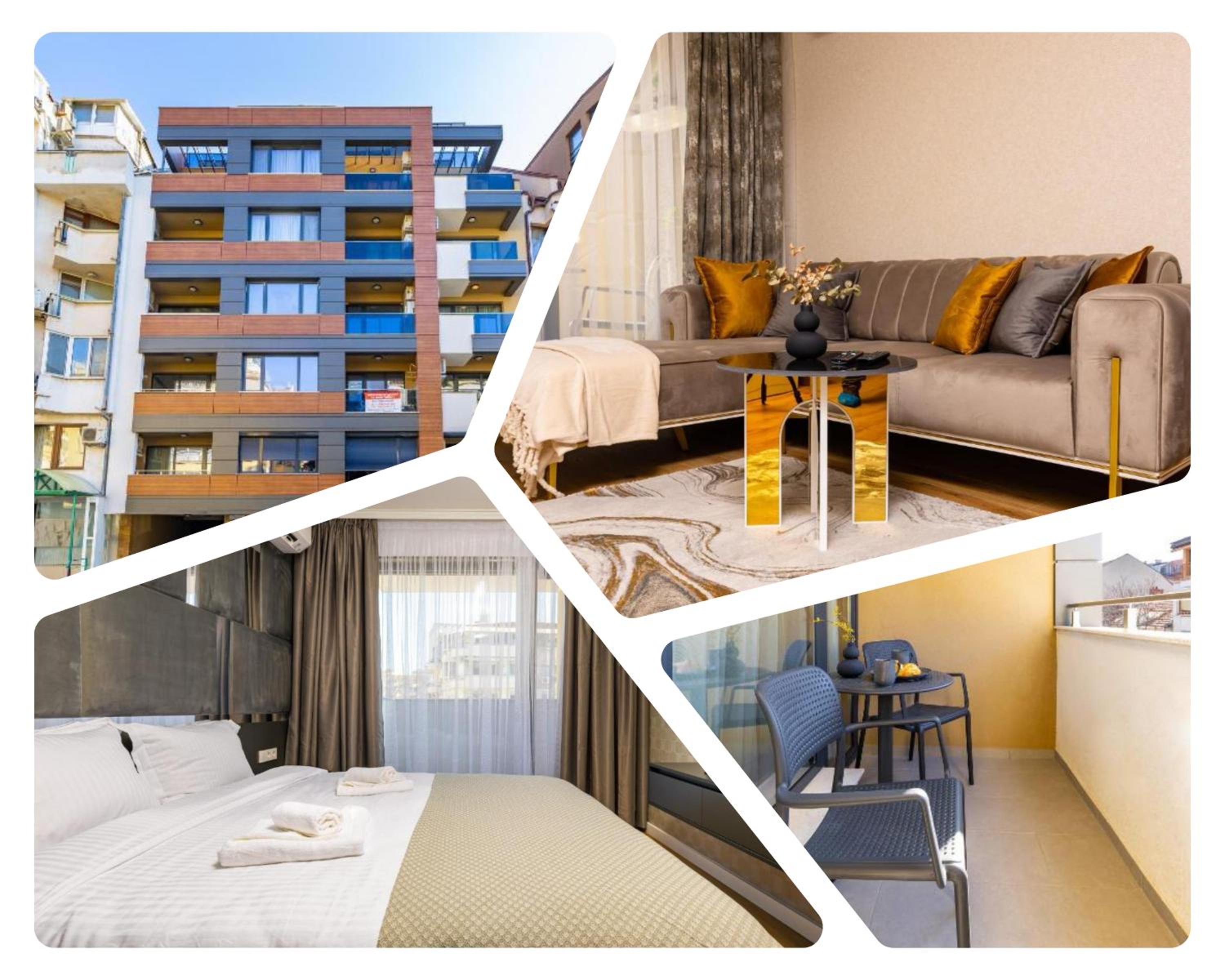 Two-Bedroom Apartments with Free Private Parking and 6min to Center