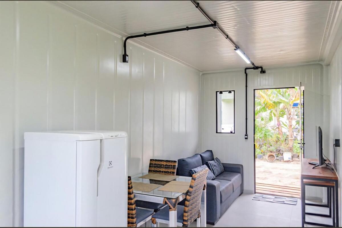 ContainerHome na Praia do Campeche com Ar Condidionado