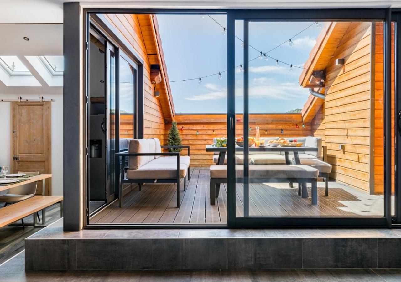 Le Rooftop Loft premium 3 chambres avec terrasse & parking en centre-ville de Saint-Étienne