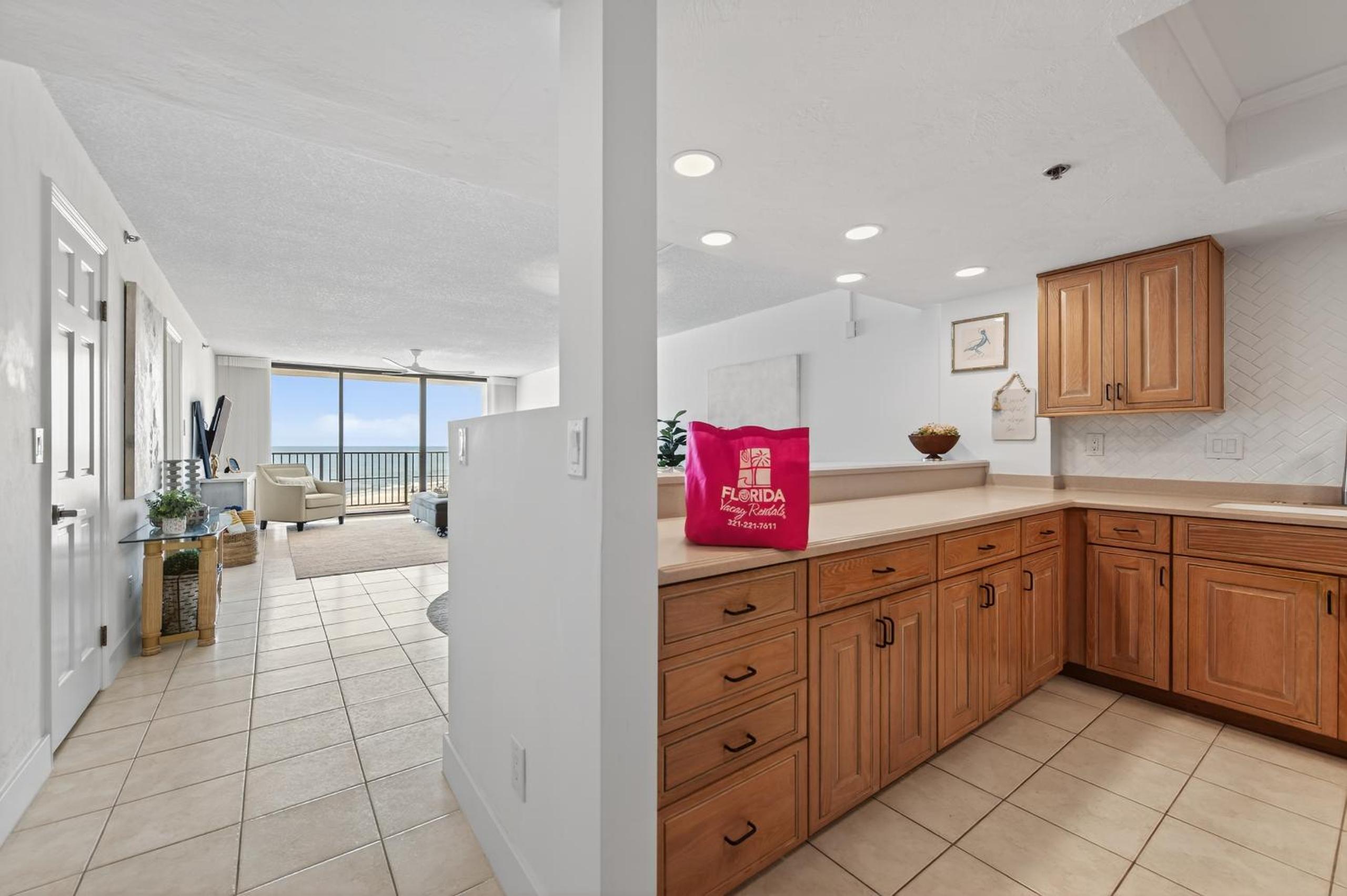 New Listing! Updated direct oceanfront condo with a pool, hot tub, and garage parking