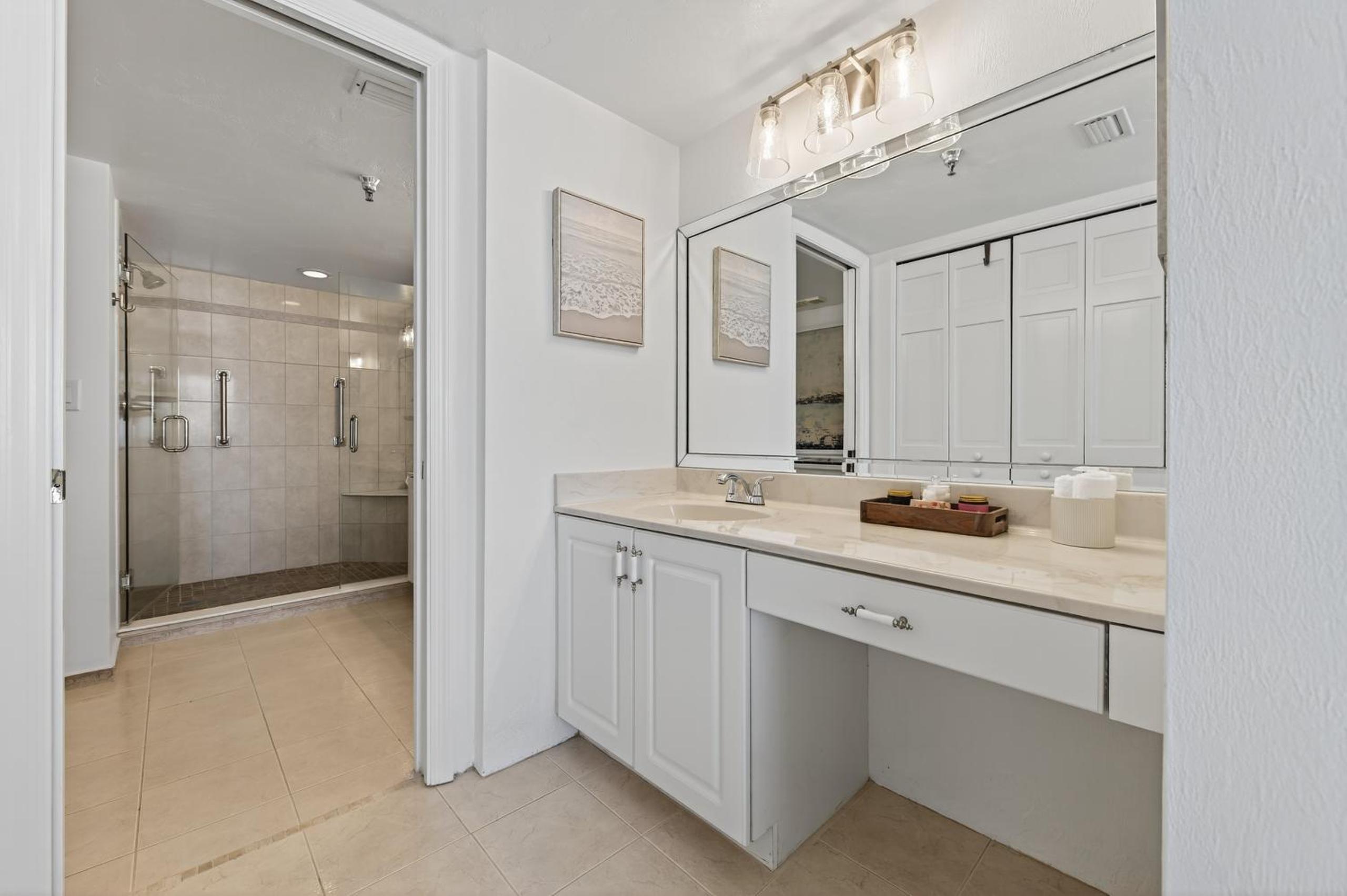 New Listing! Updated direct oceanfront condo with a pool, hot tub, and garage parking