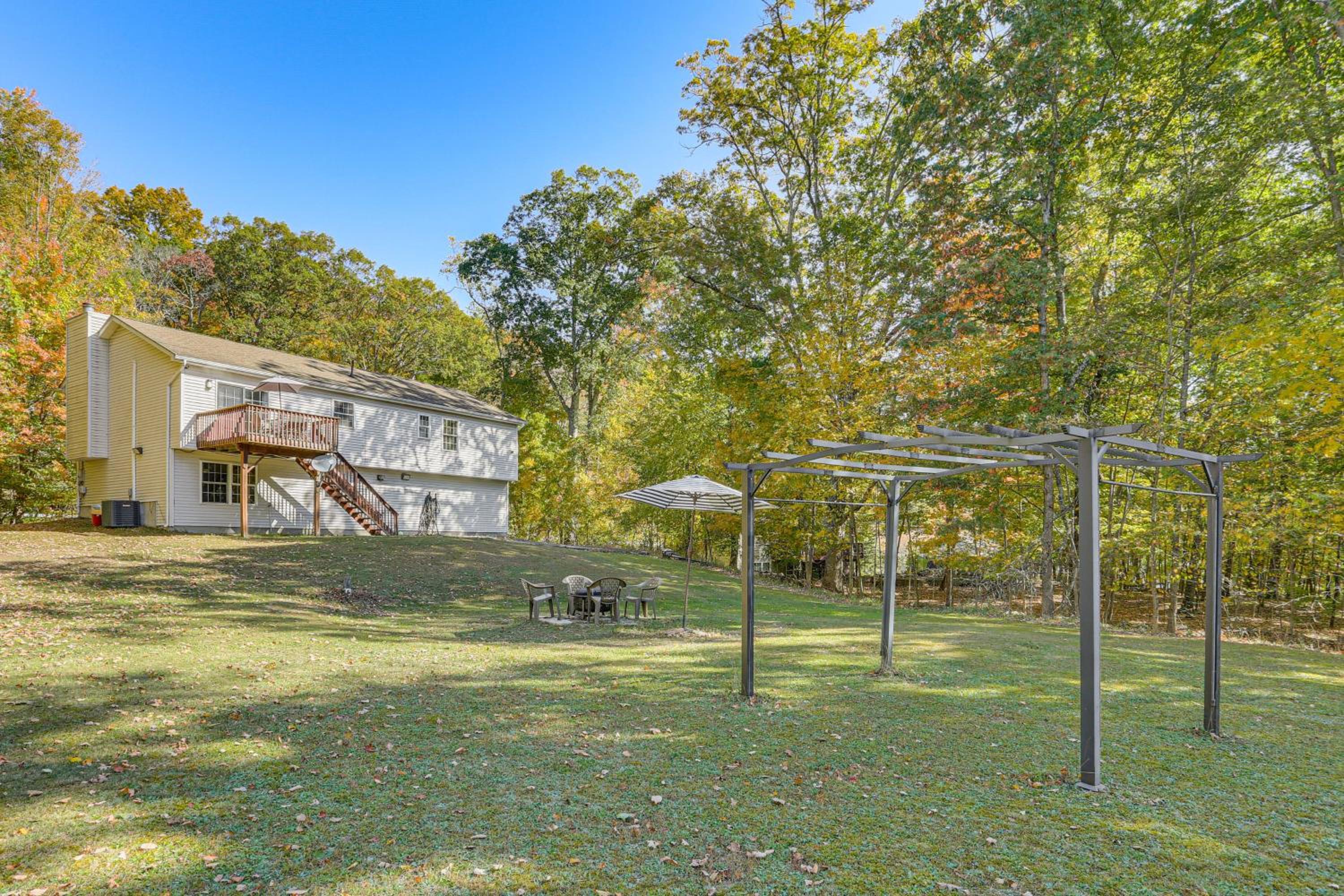 Hike, Ski and Explore Otisville Retreat with Yard!