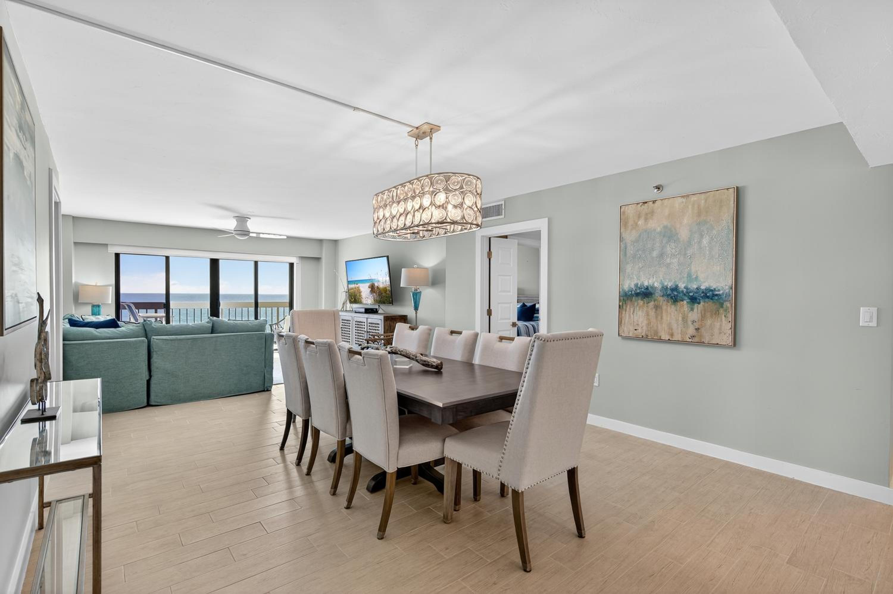 Renovated direct oceanfront condo with spacious balcony, heated pool, and garage parking