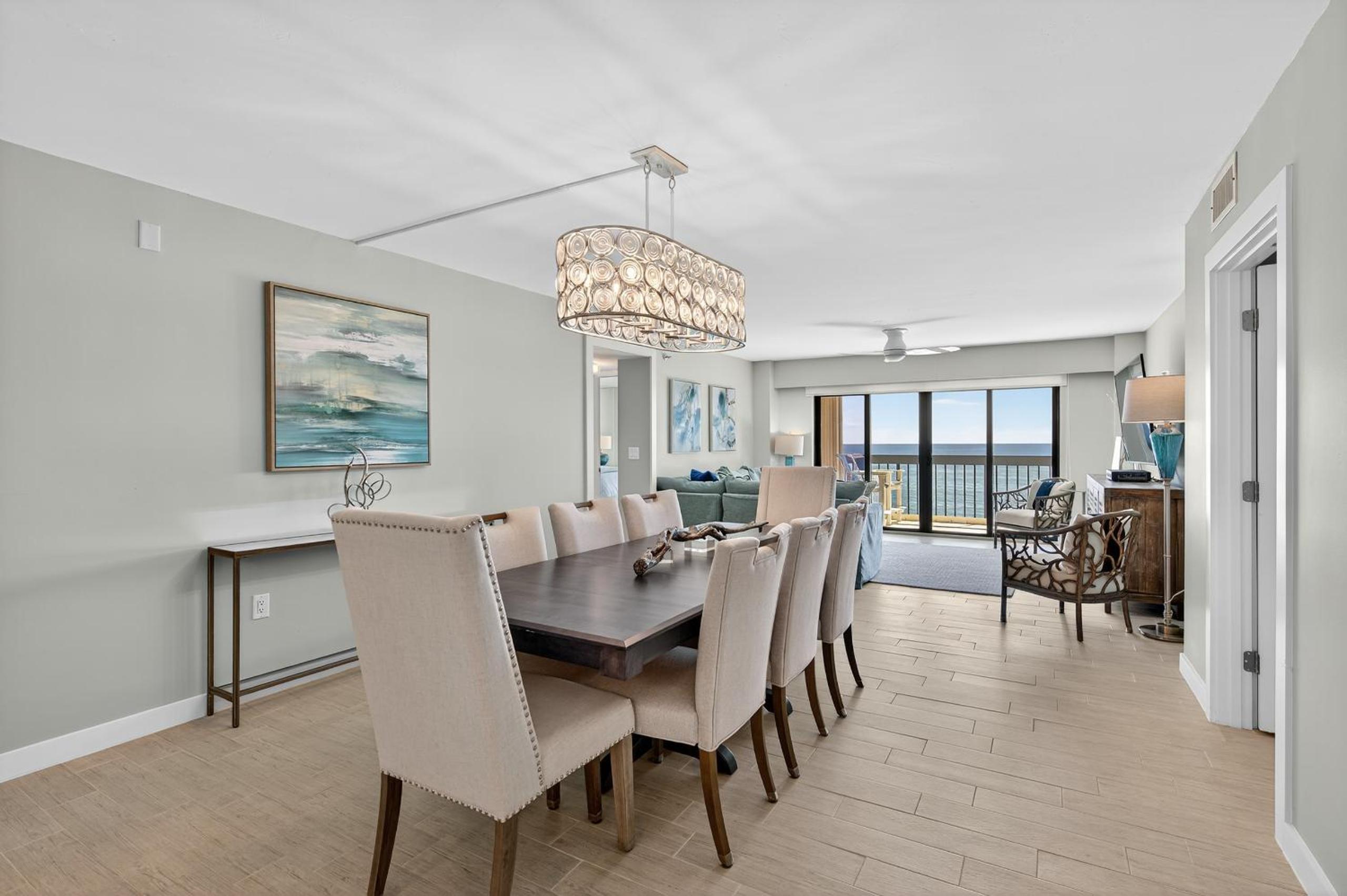 Renovated direct oceanfront condo with spacious balcony, heated pool, and garage parking
