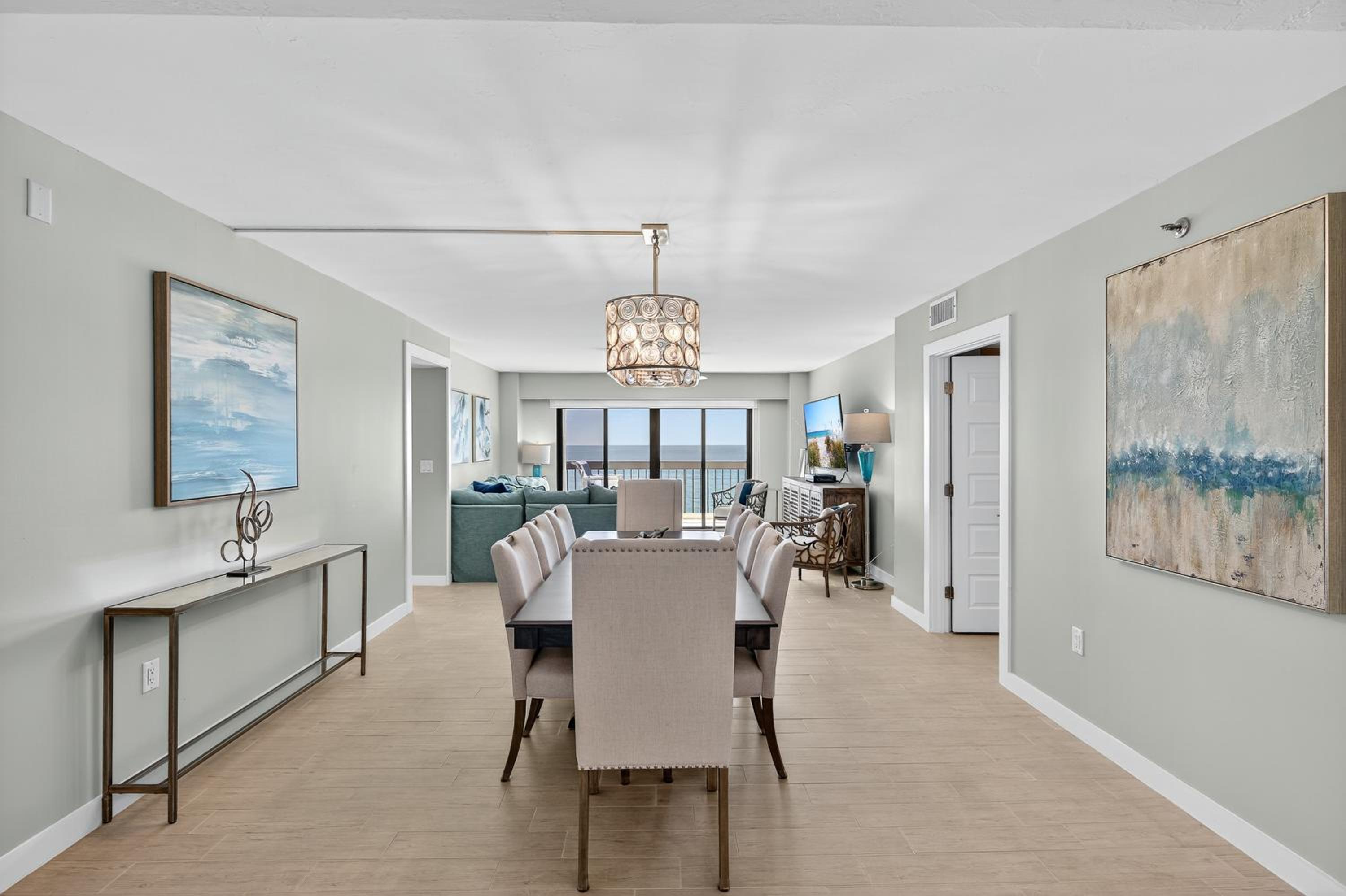 Renovated direct oceanfront condo with spacious balcony, heated pool, and garage parking