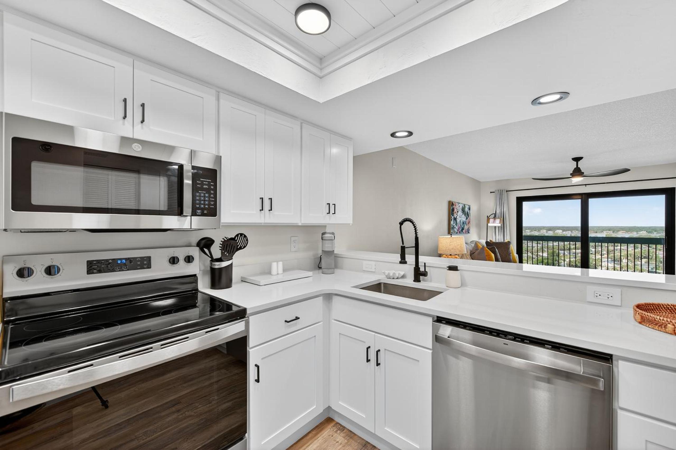 New Listing! Fully renovated with a sunset view, beachfront property with a heated pool