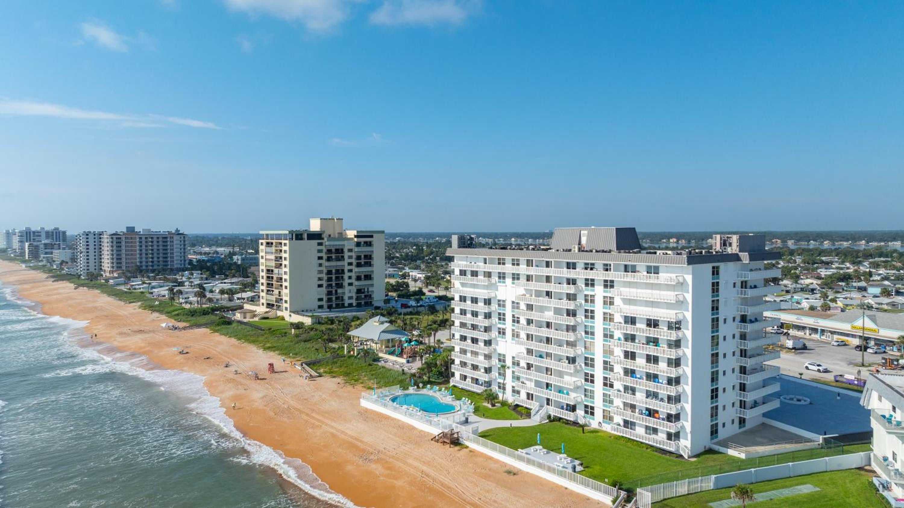 New listing! Direct oceanfront condo with private balcony overlooking the pool and beach