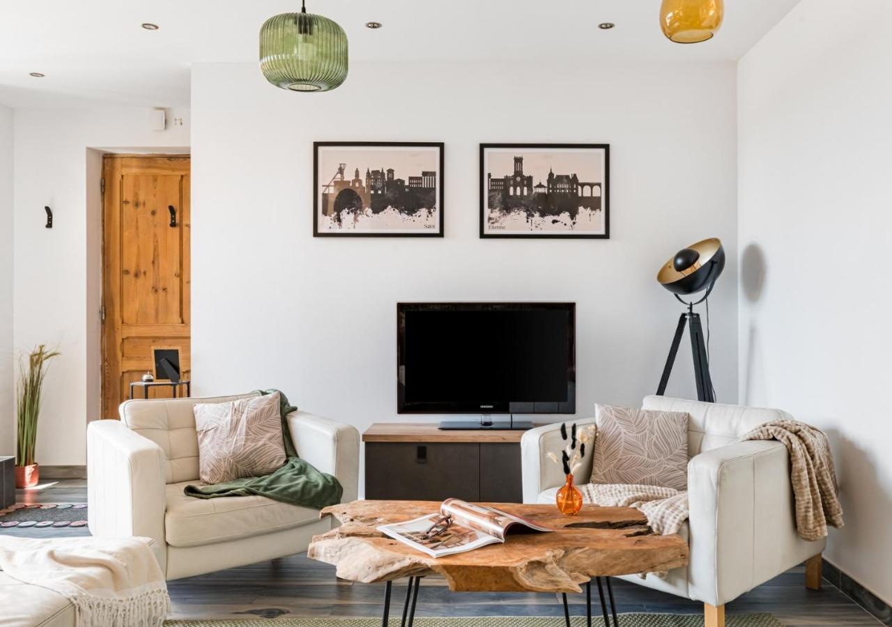 Le Rooftop Loft premium 3 chambres avec terrasse & parking en centre-ville de Saint-Étienne
