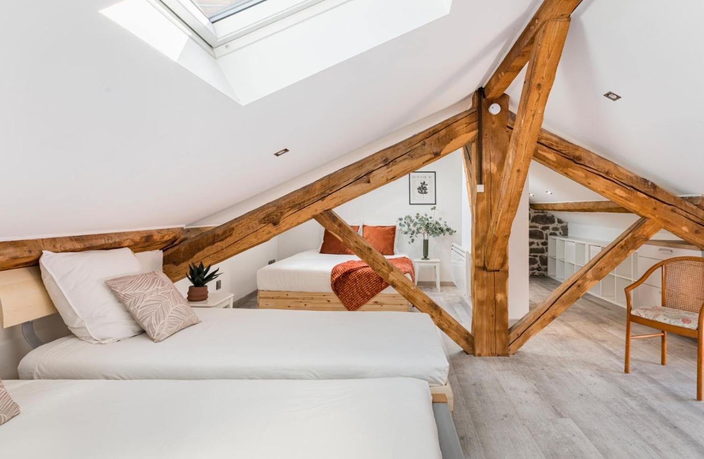 Le Rooftop Loft premium 3 chambres avec terrasse & parking en centre-ville de Saint-Étienne