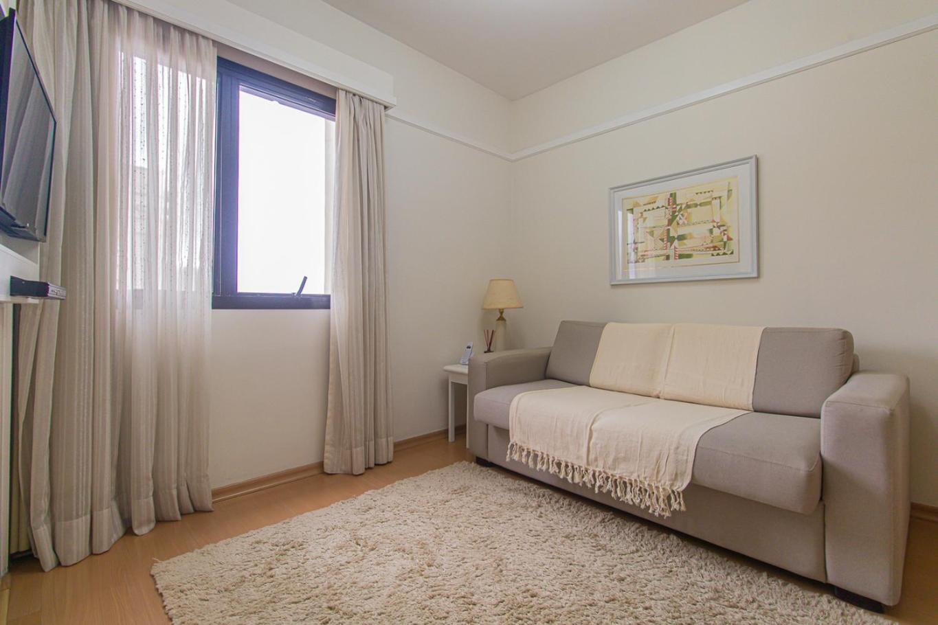 Flat c Academia, Sauna e Garagem - Jardim Paulista