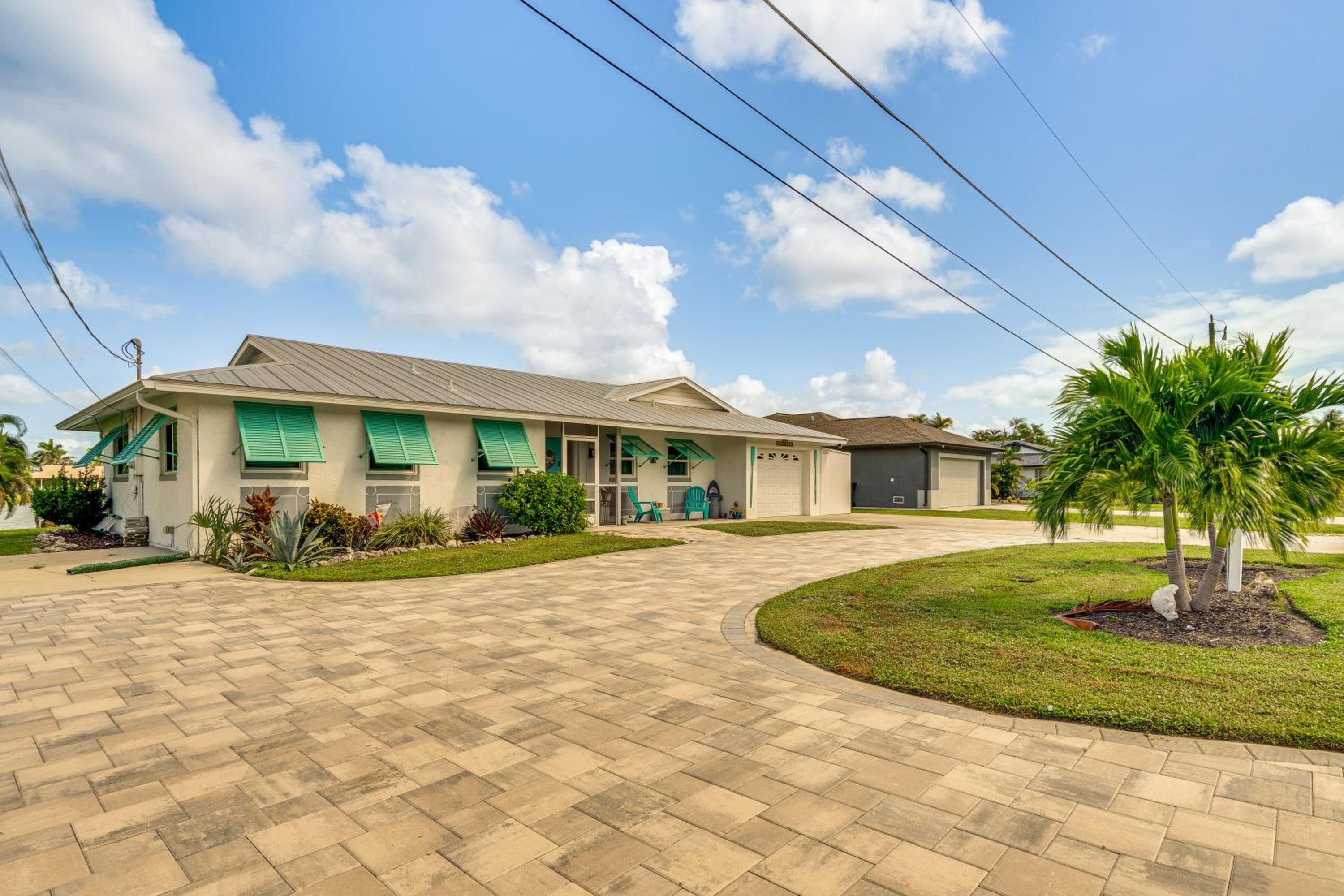 2 Mi to Bunche Beach, Waterfront Fort Myers Home
