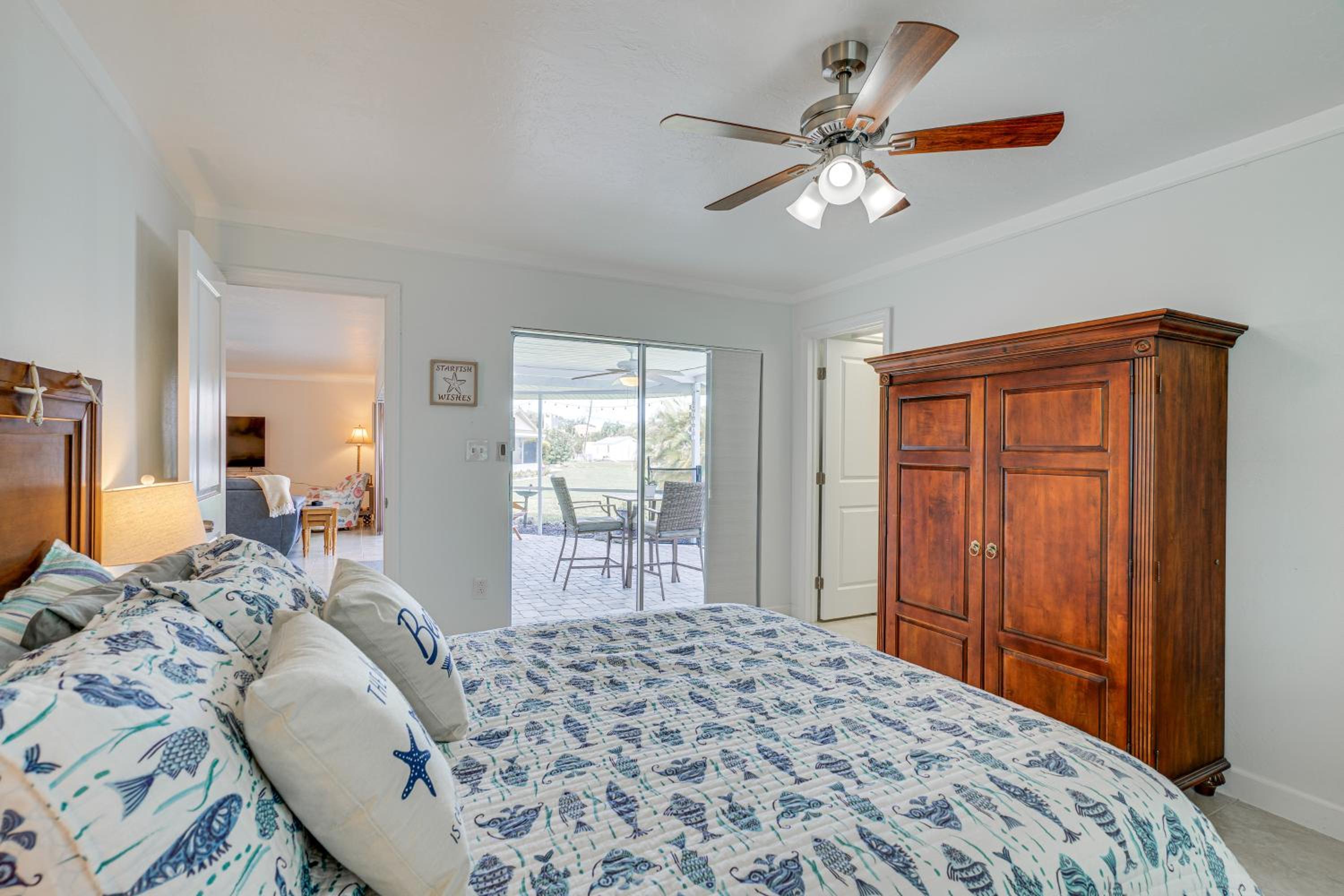 2 Mi to Bunche Beach, Waterfront Fort Myers Home