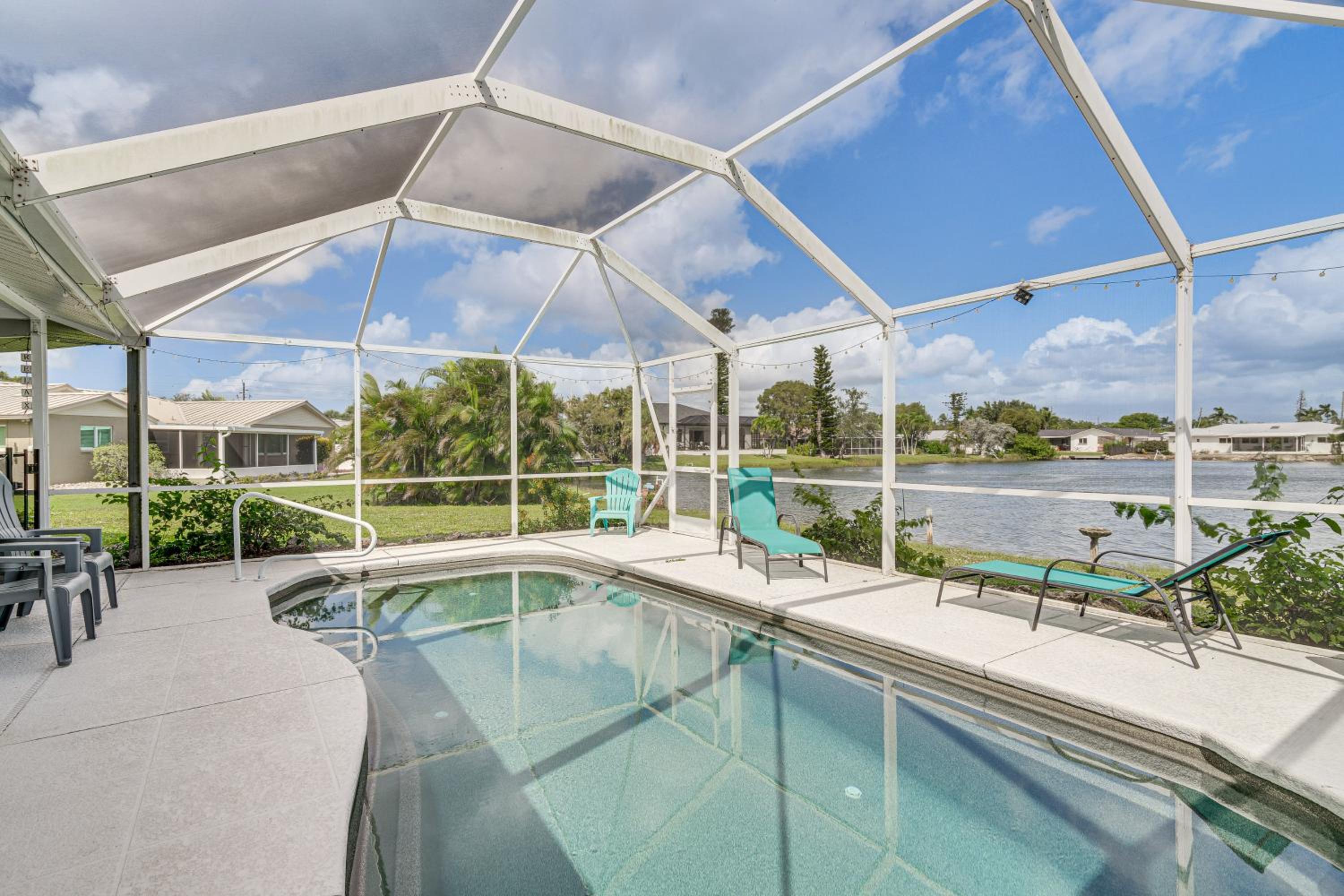 2 Mi to Bunche Beach, Waterfront Fort Myers Home