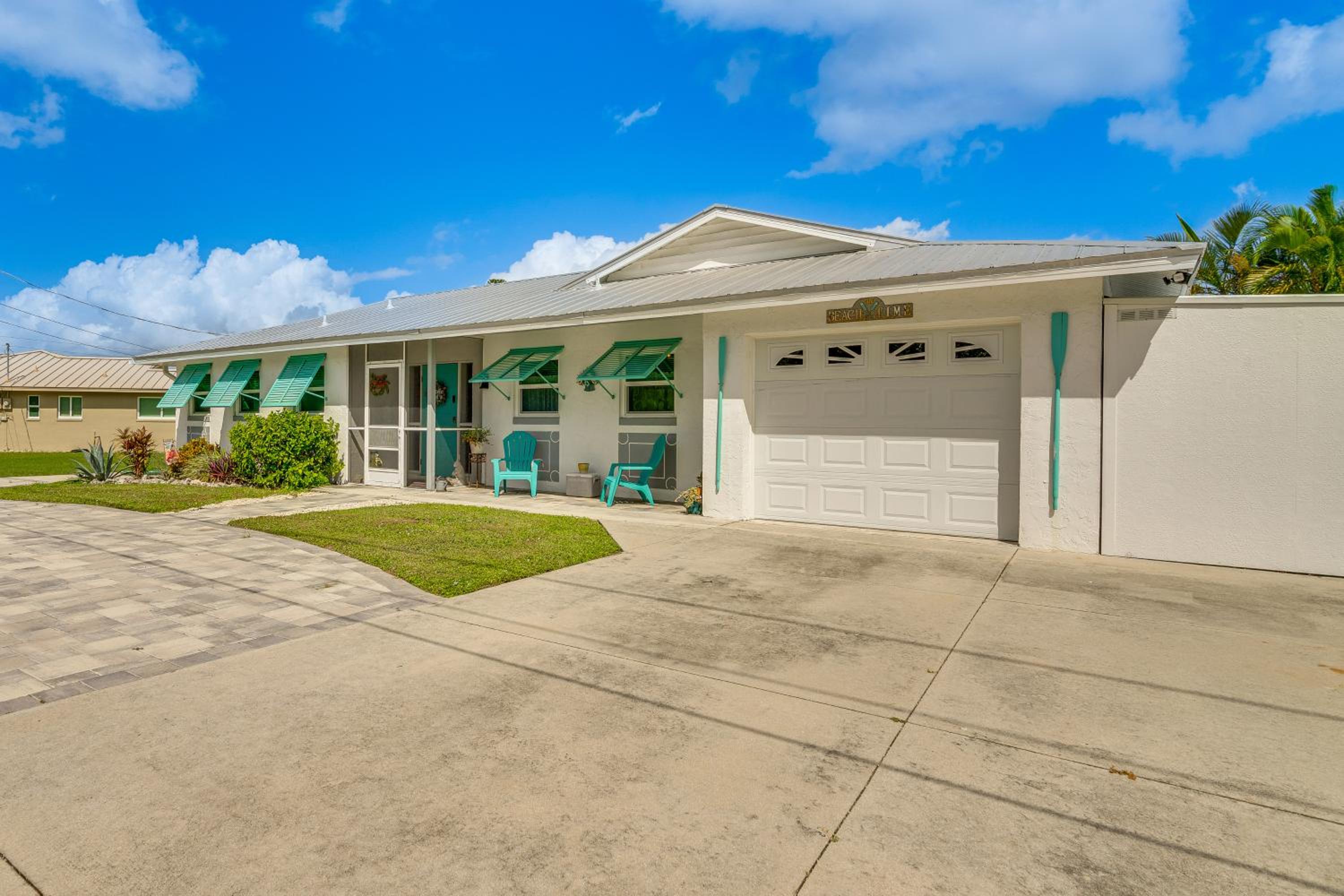 2 Mi to Bunche Beach, Waterfront Fort Myers Home