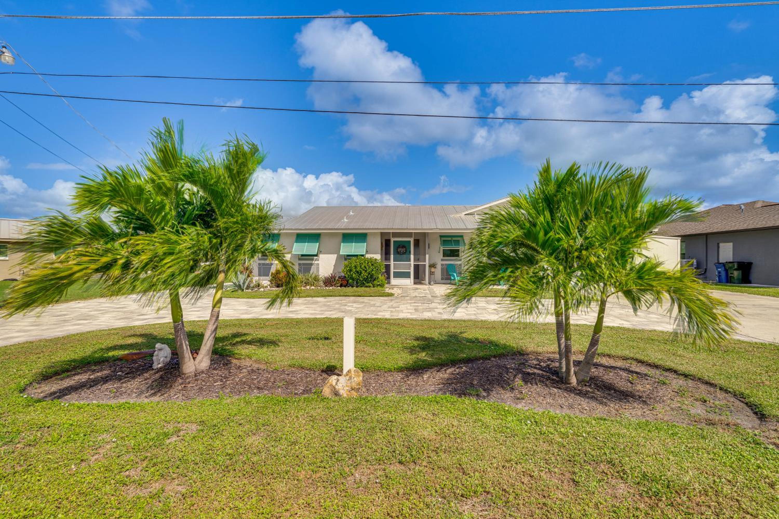 2 Mi to Bunche Beach, Waterfront Fort Myers Home