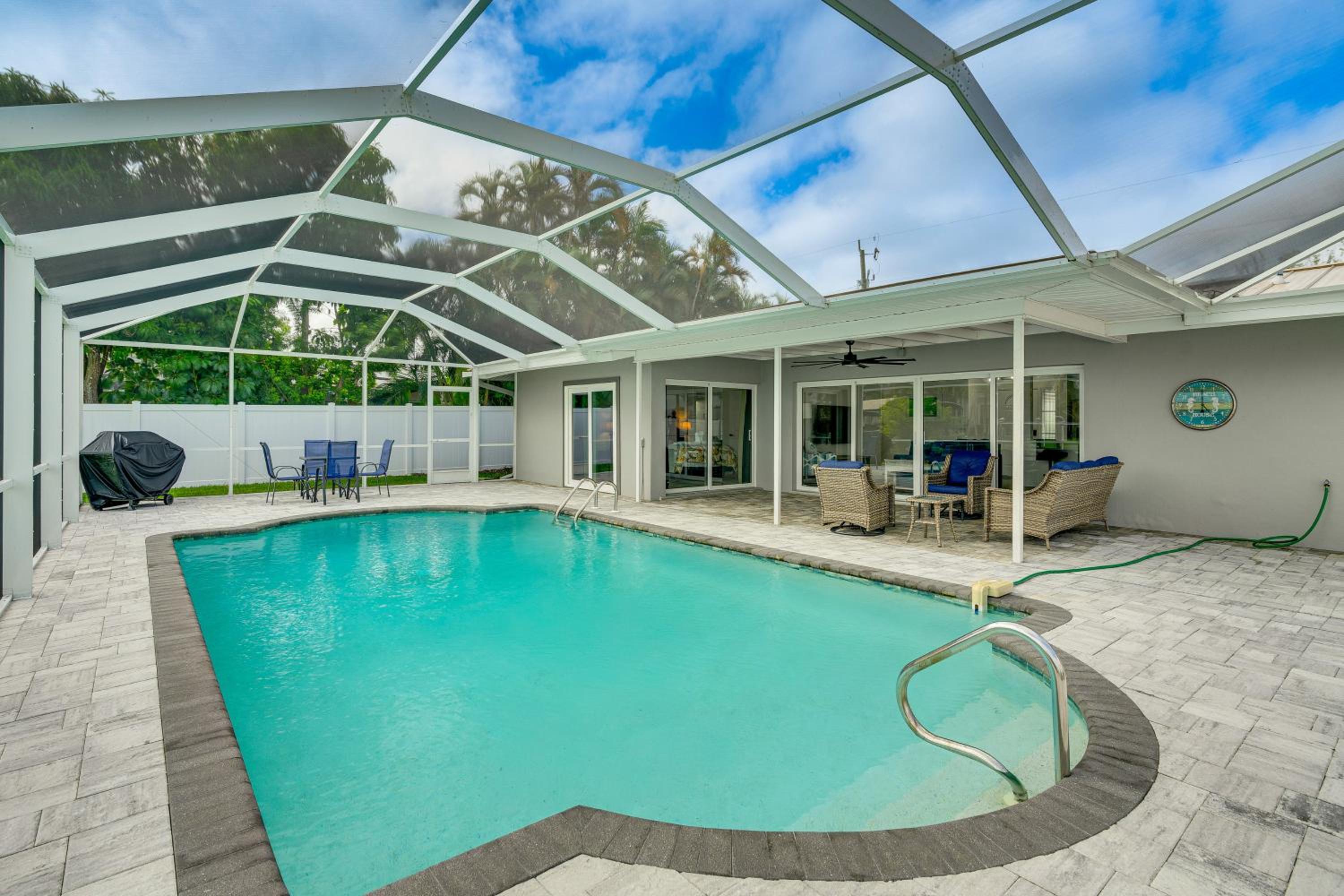 Fish and Swim Waterfront Home with Dock in Cape Coral