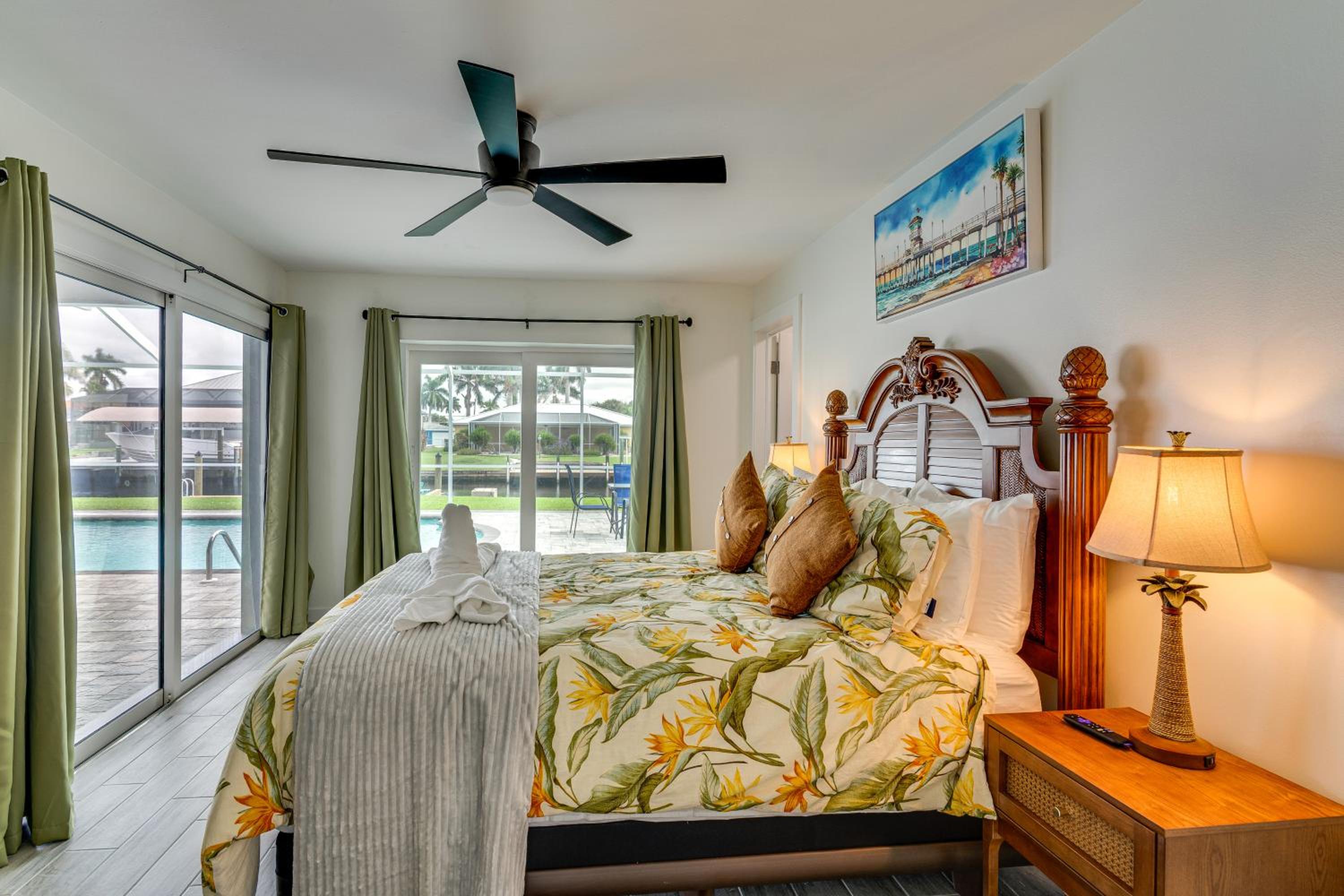 Fish and Swim Waterfront Home with Dock in Cape Coral