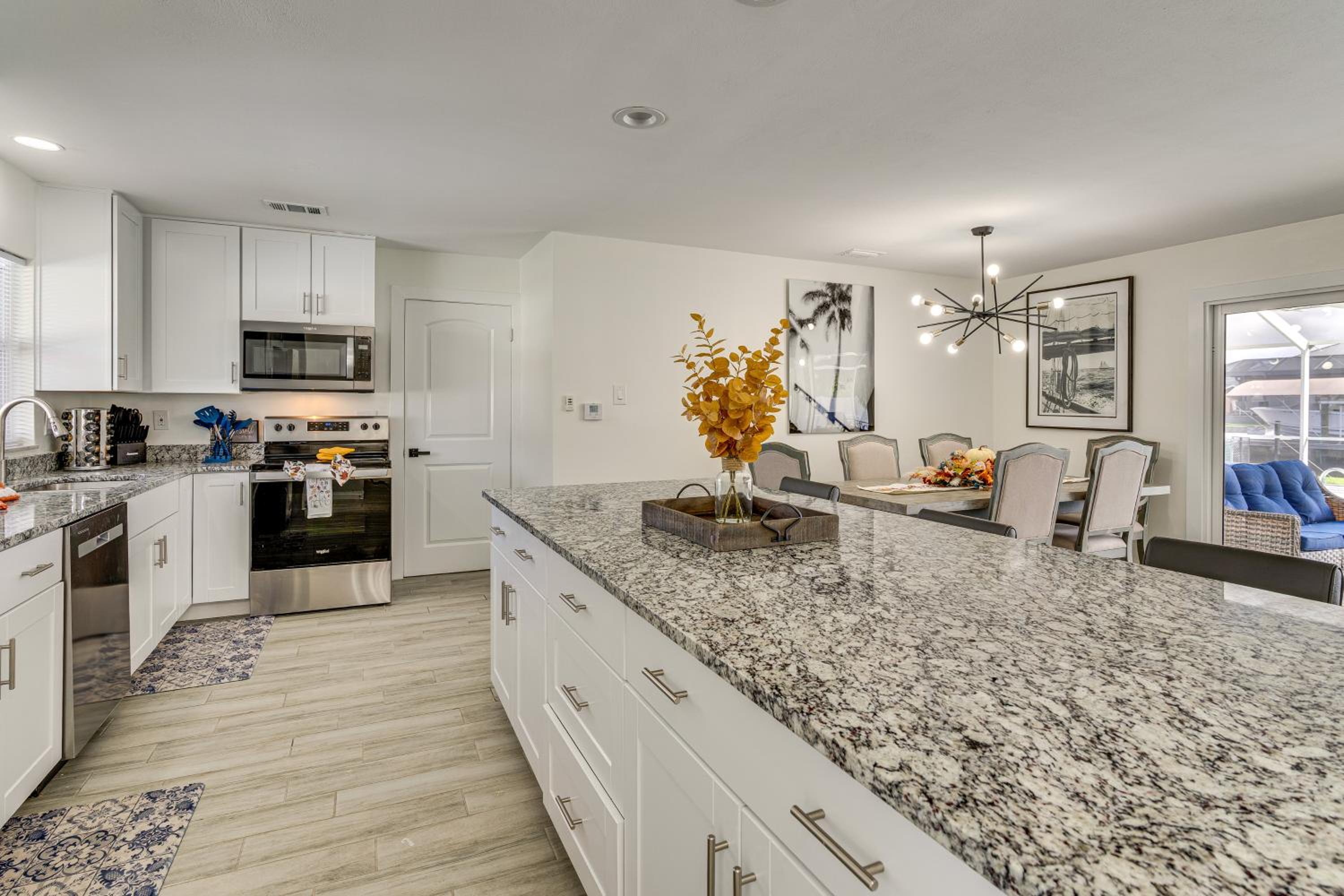 Fish and Swim Waterfront Home with Dock in Cape Coral