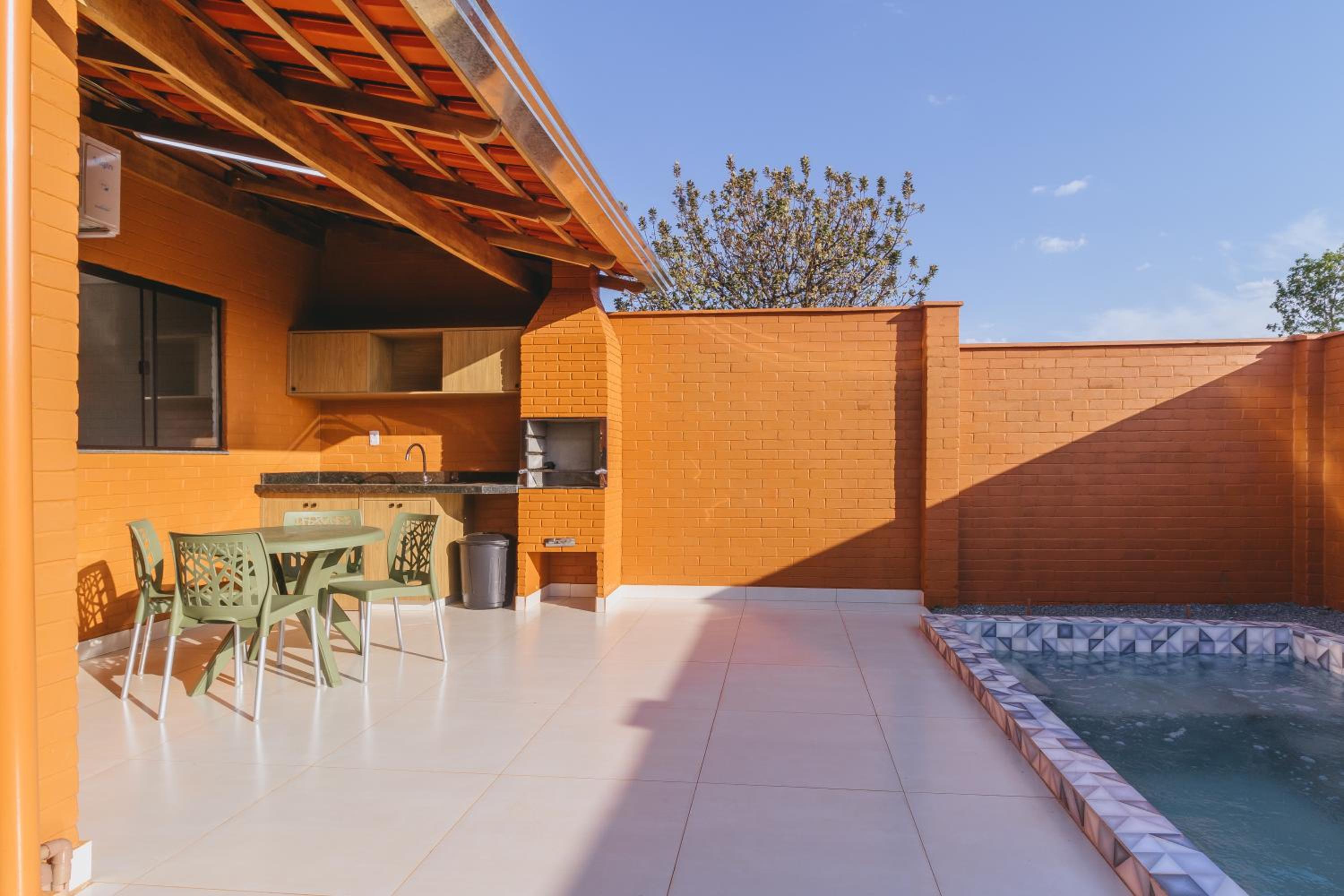 Refúgio com piscina privada - Caldas Novas