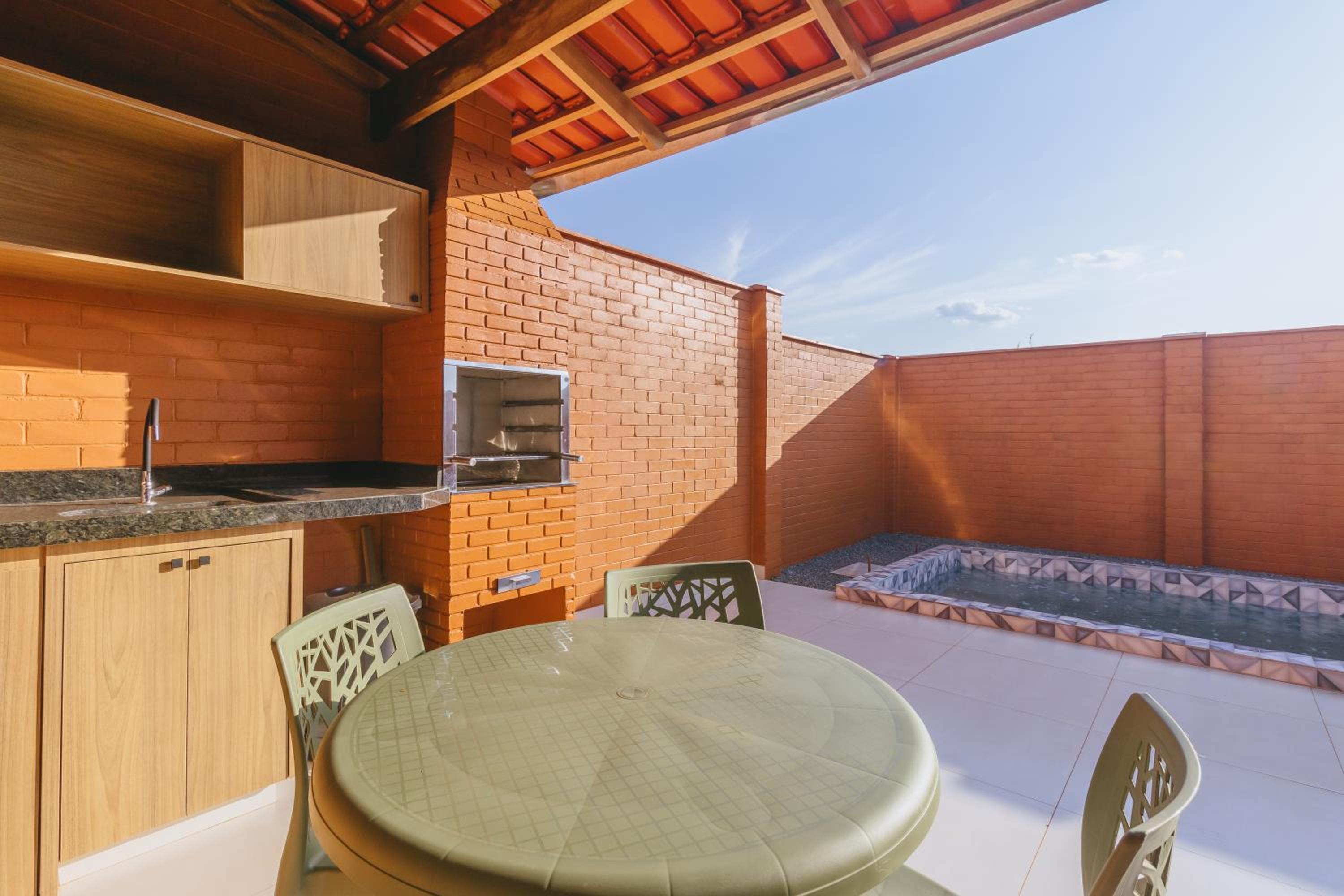 Refúgio com piscina privada - Caldas Novas